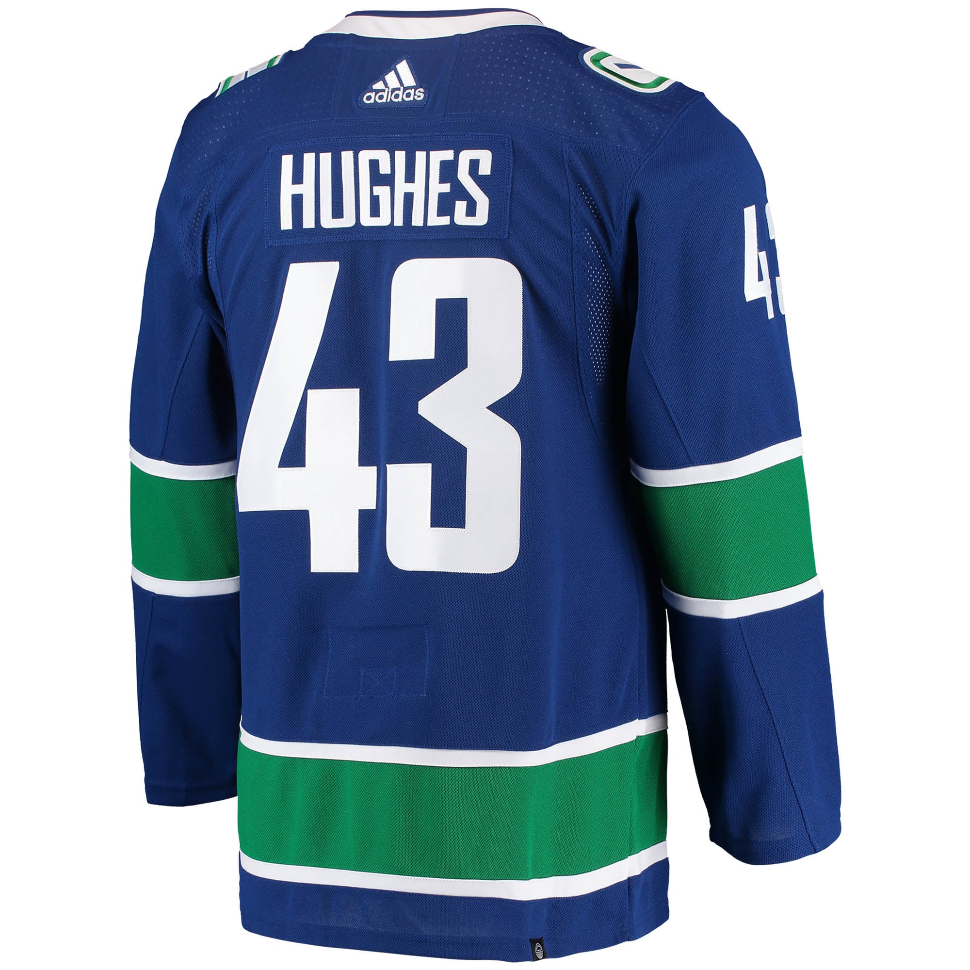Quinn Hughes Vancouver Canucks  Home Authentic Pro Player Jersey - Blue