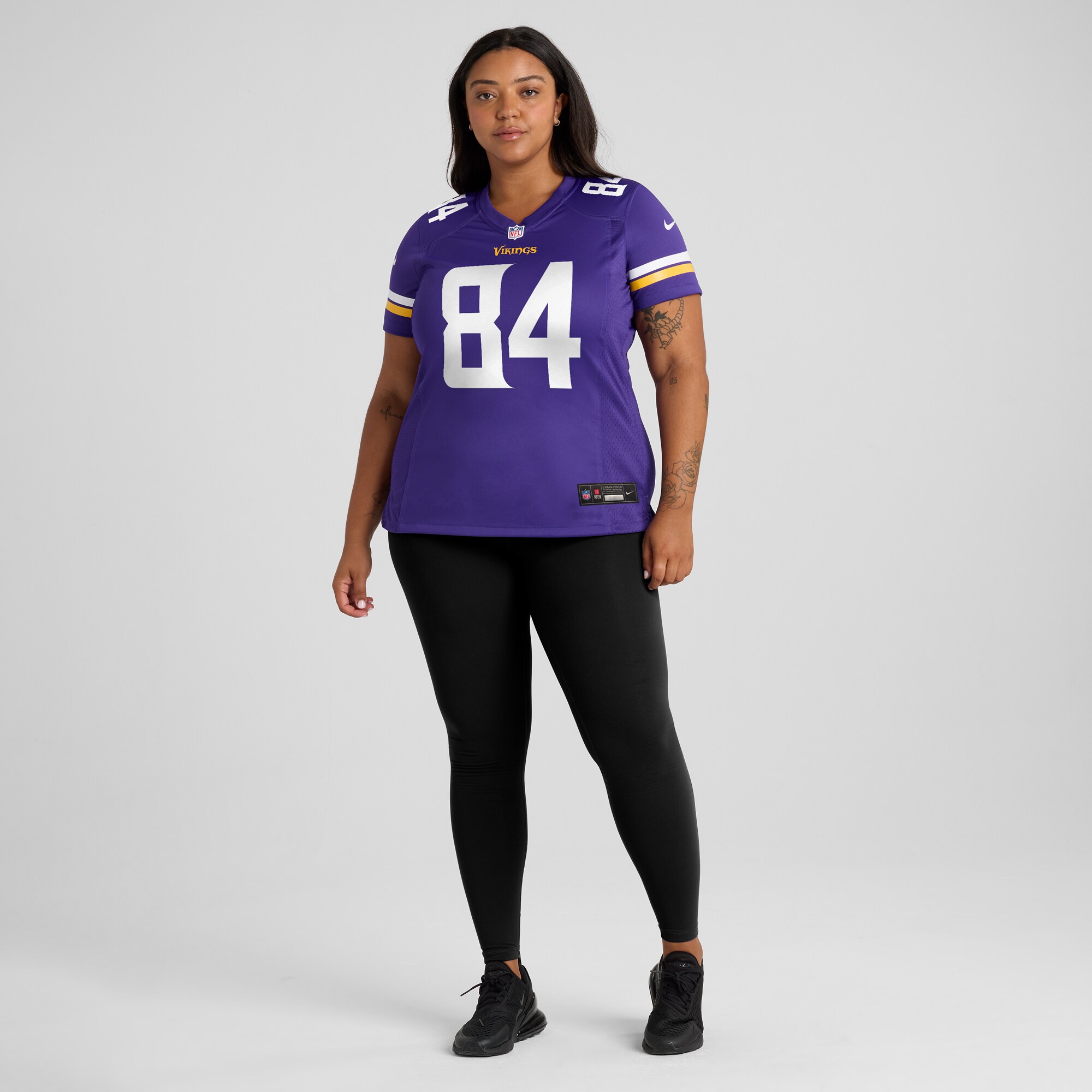 Josh Oliver Minnesota Vikings Women's Game Player Jersey - Purple