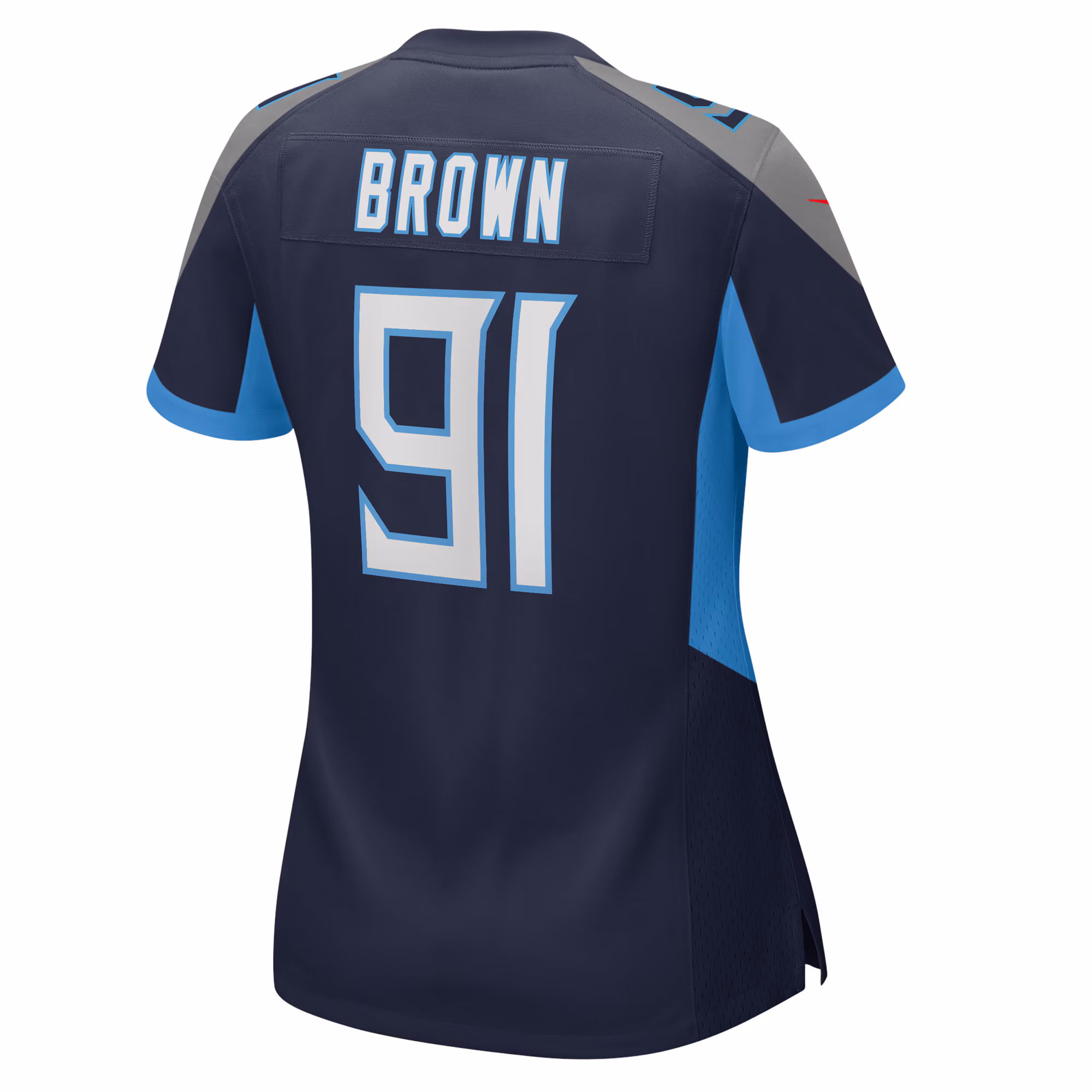 Shakel Brown Tennessee Titans Women's  Game Jersey -  Navy