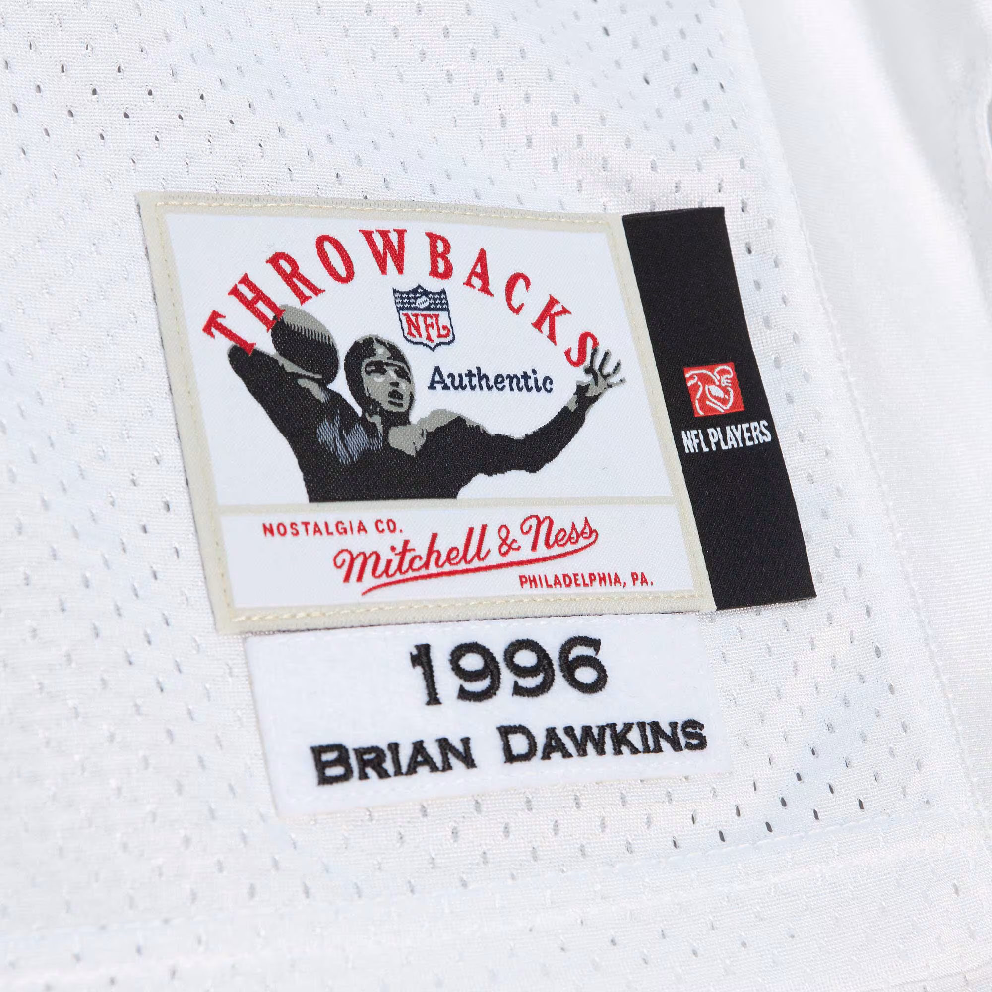 Brian Dawkins Philadelphia Eagles #20 1996 Authentic Throwback Retired Player Jersey - White