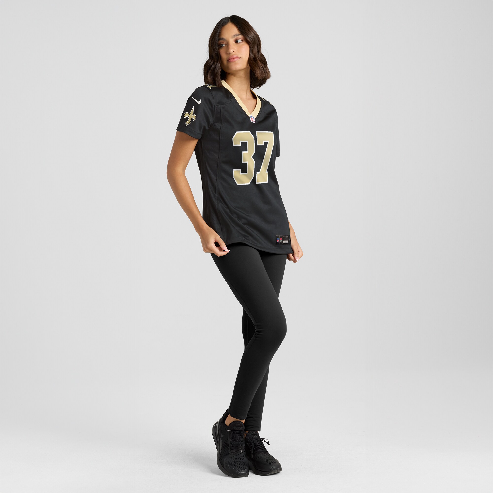 Mims New Orleans Saints Women's Team Game Jersey -  Black