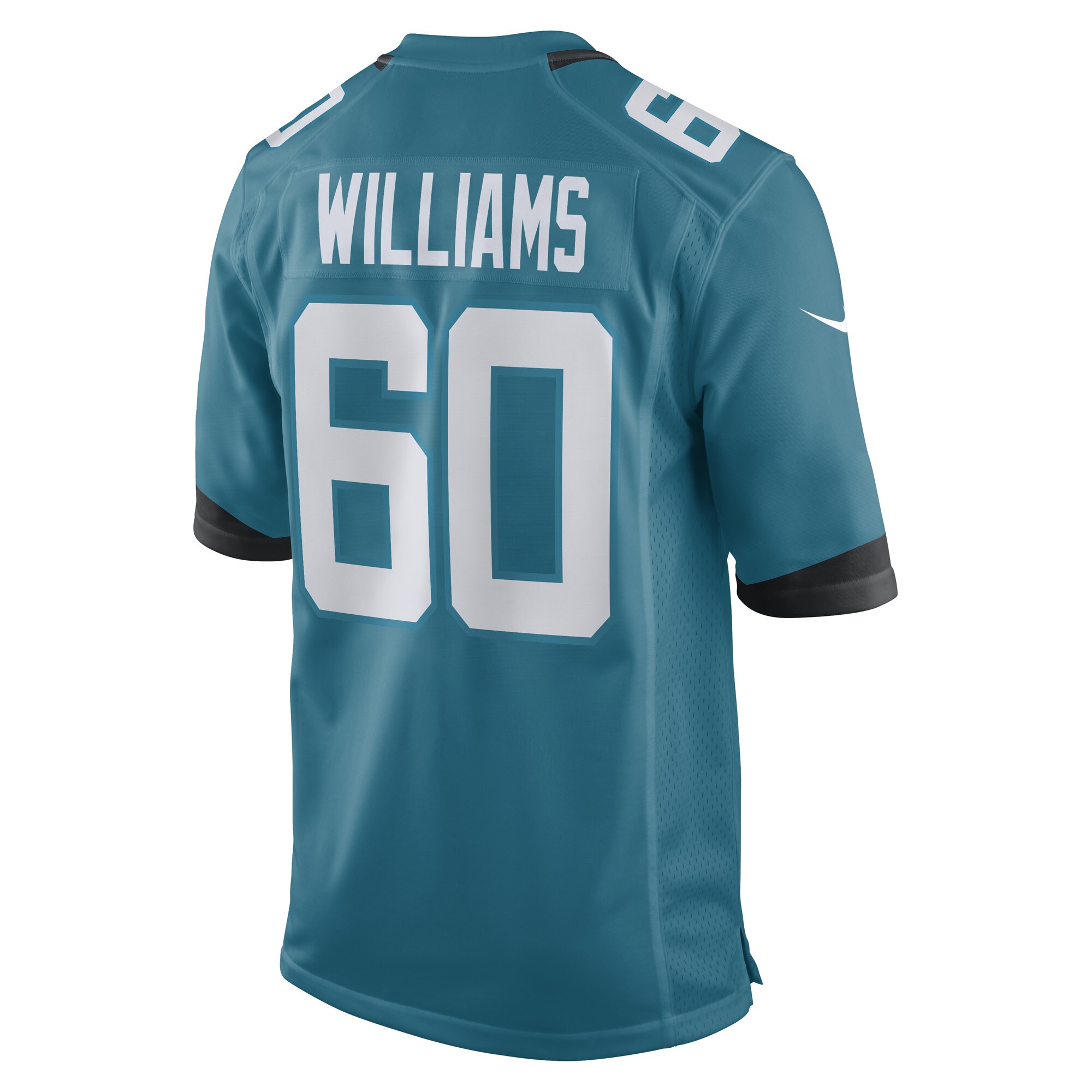 Darryl Williams Jacksonville Jaguars Game Player Jersey - Teal