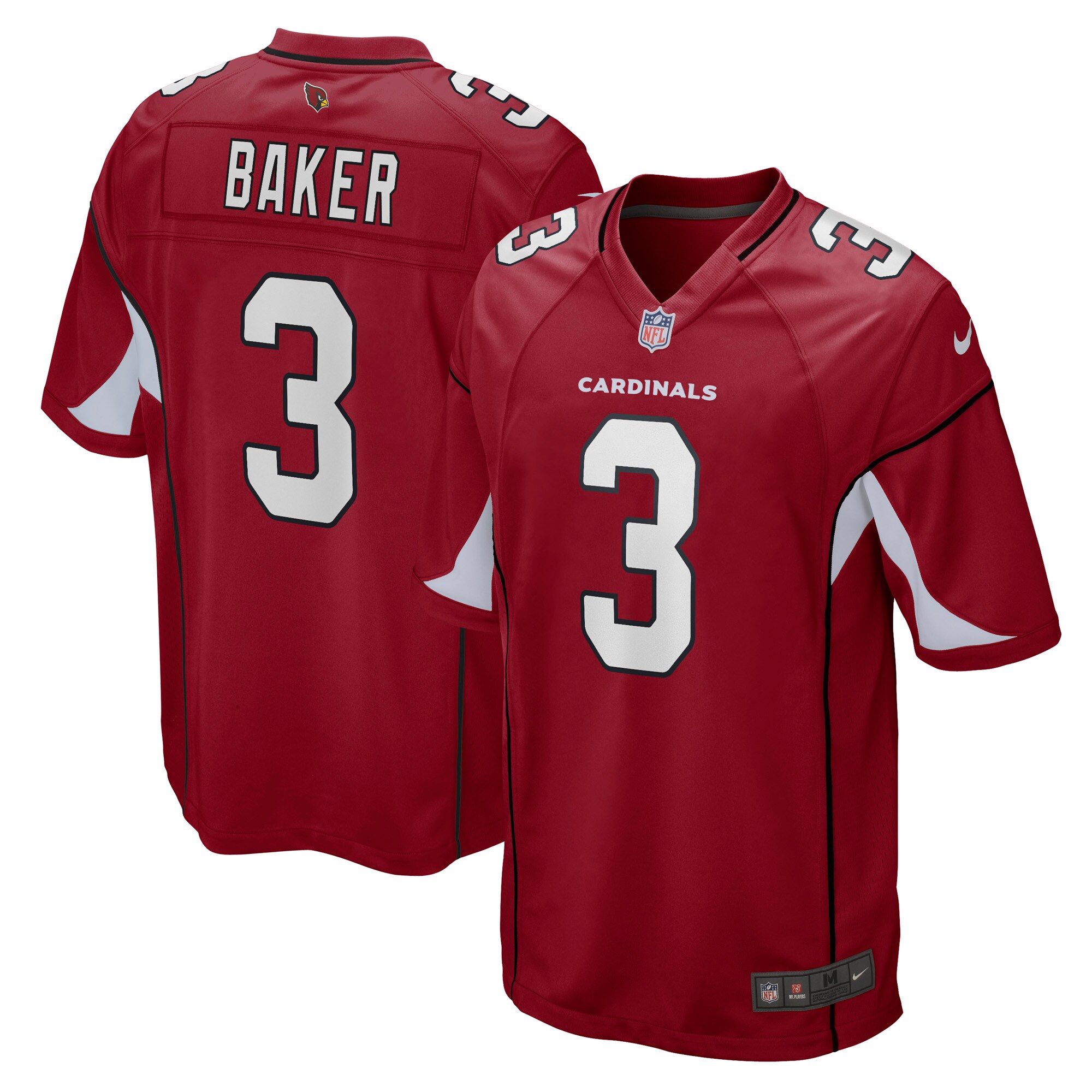 Budda Baker Arizona Cardinals  Game Jersey - Cardinal