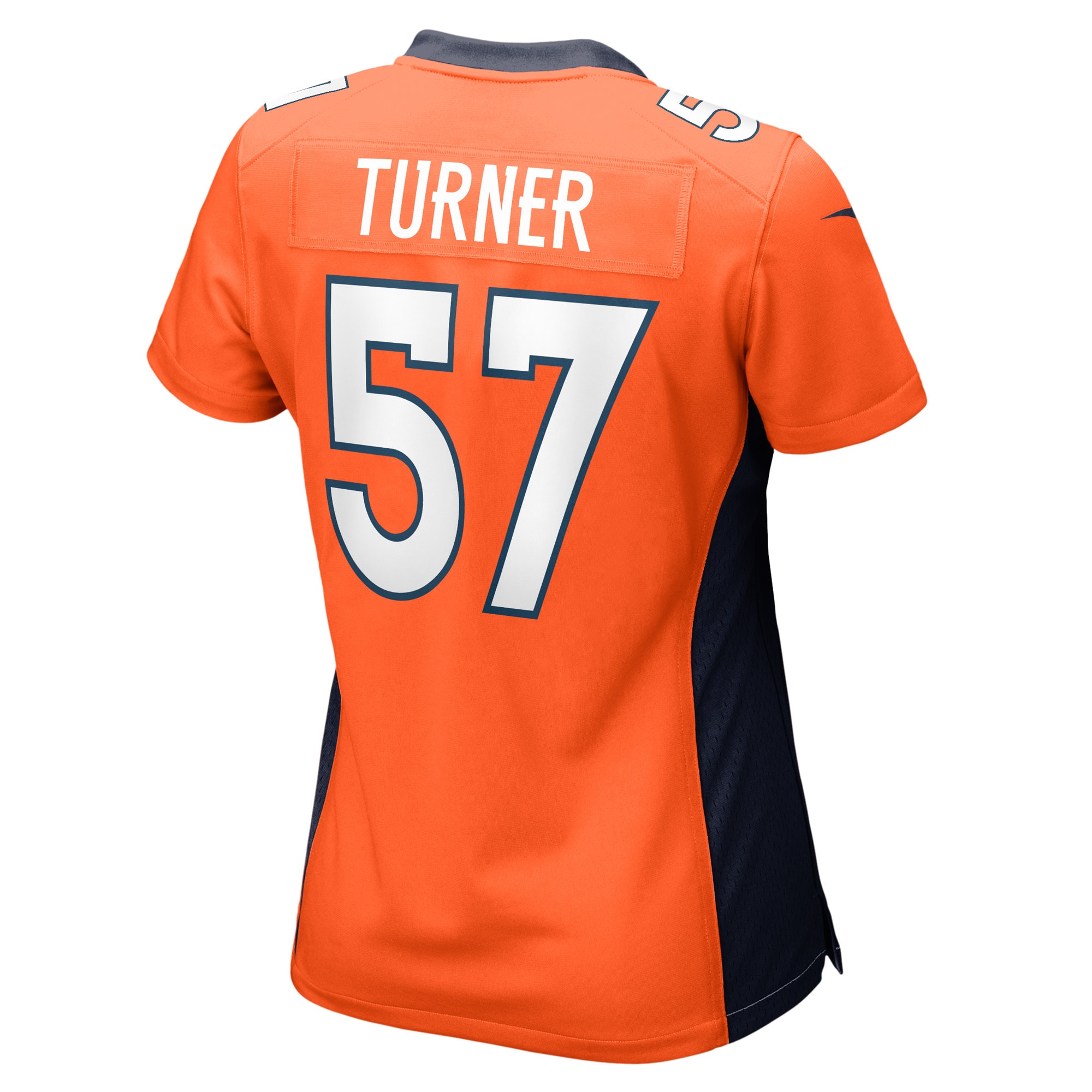 Billy Turner Denver Broncos  Women's Game Player Jersey - Orange