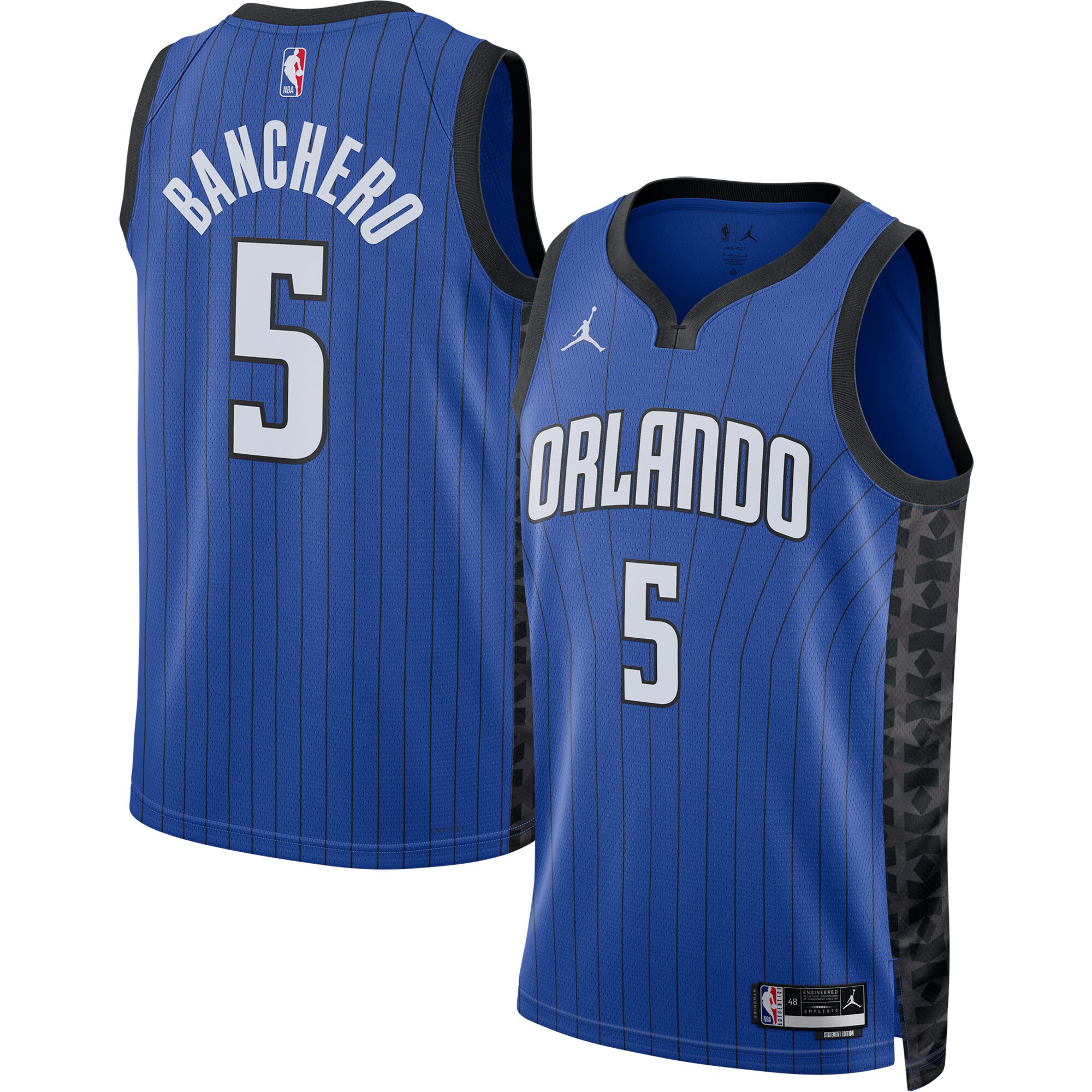 Paolo Banchero 2022/23 Orlando Magic  Unisex Swingman Jersey - Statement Edition - Blue