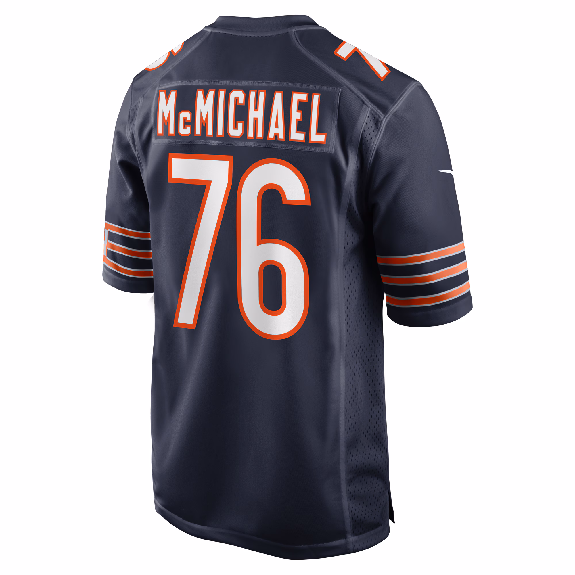 Steve McMichael Chicago Bears  Retired Player Game Jersey -  Navy