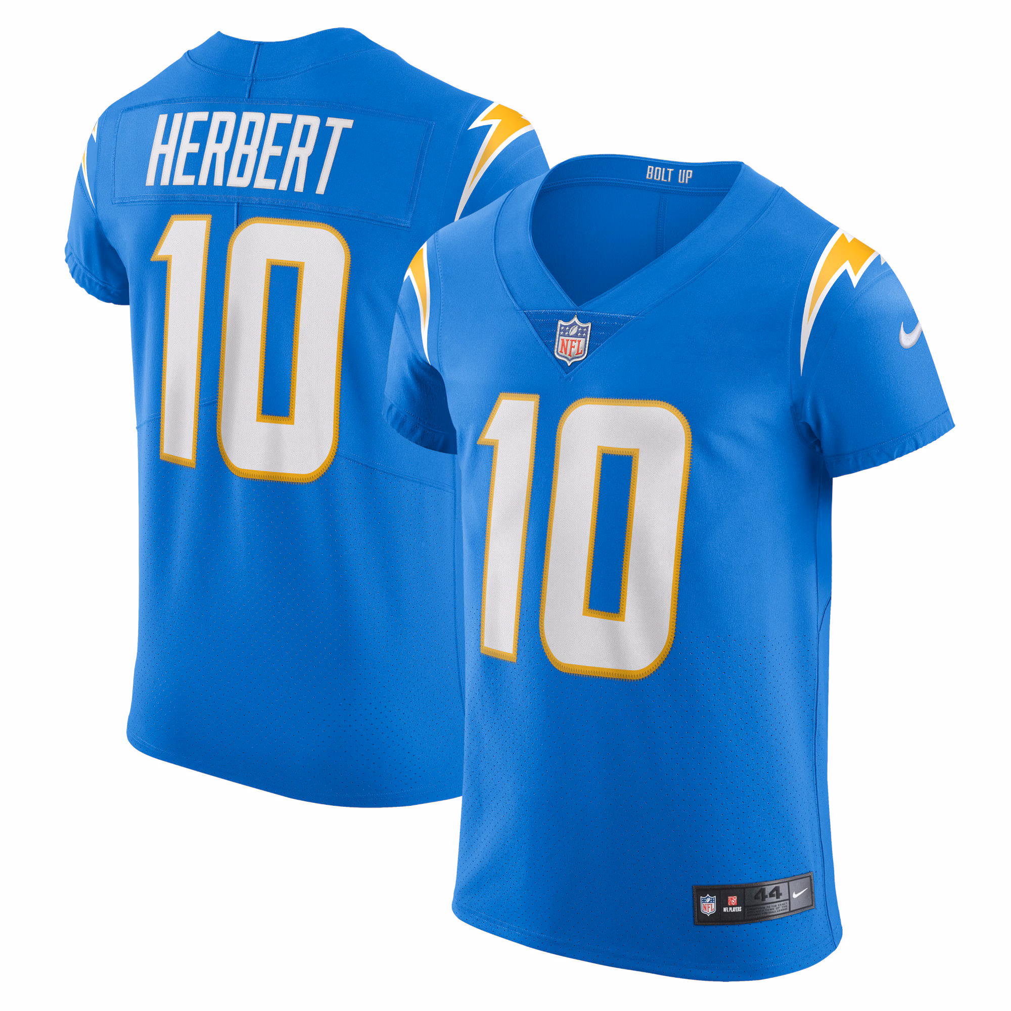 Justin Herbert Los Angeles Chargers Vapor Elite Player Jersey - Powder Blue