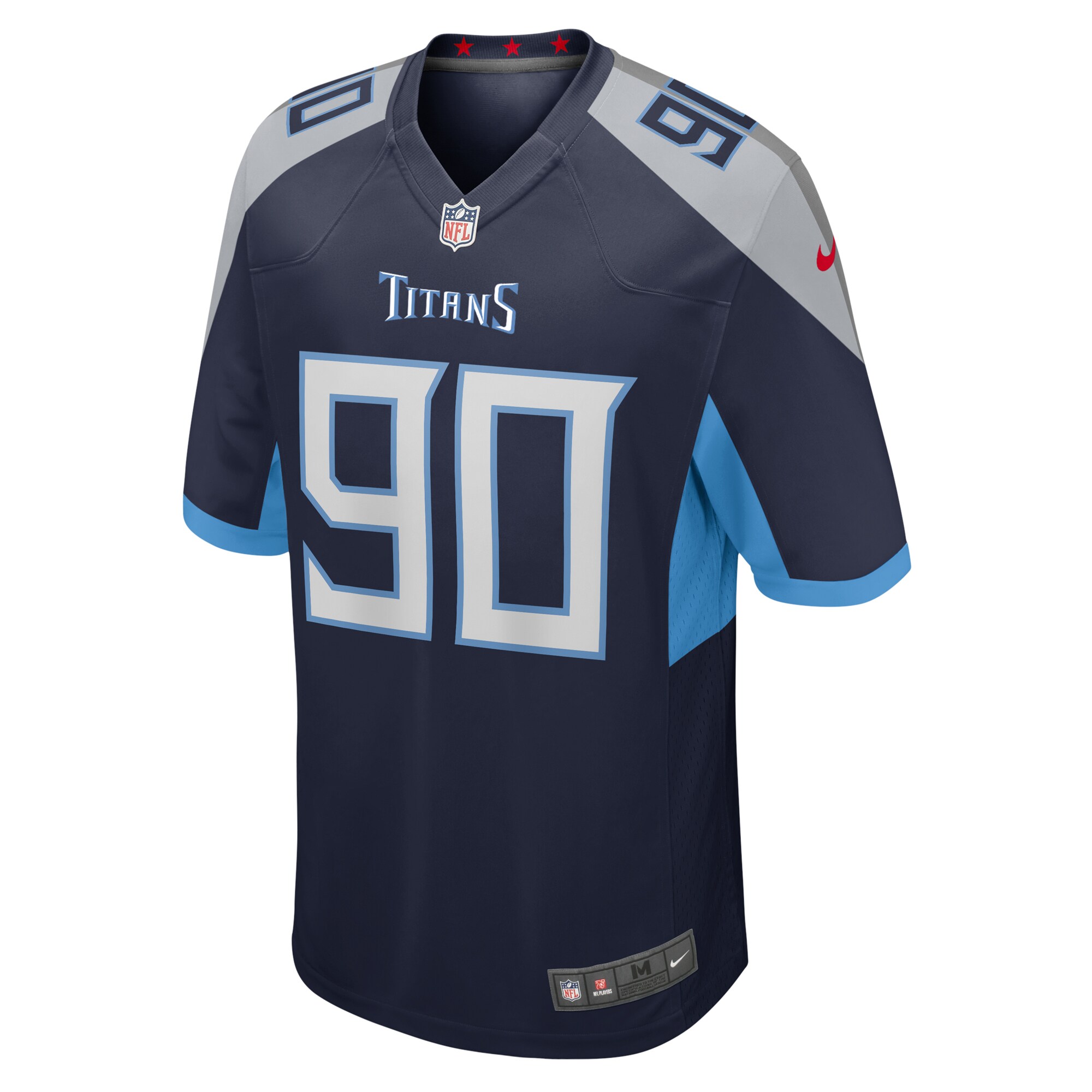 DaQuan Jones Tennessee Titans  Game Jersey - Navy