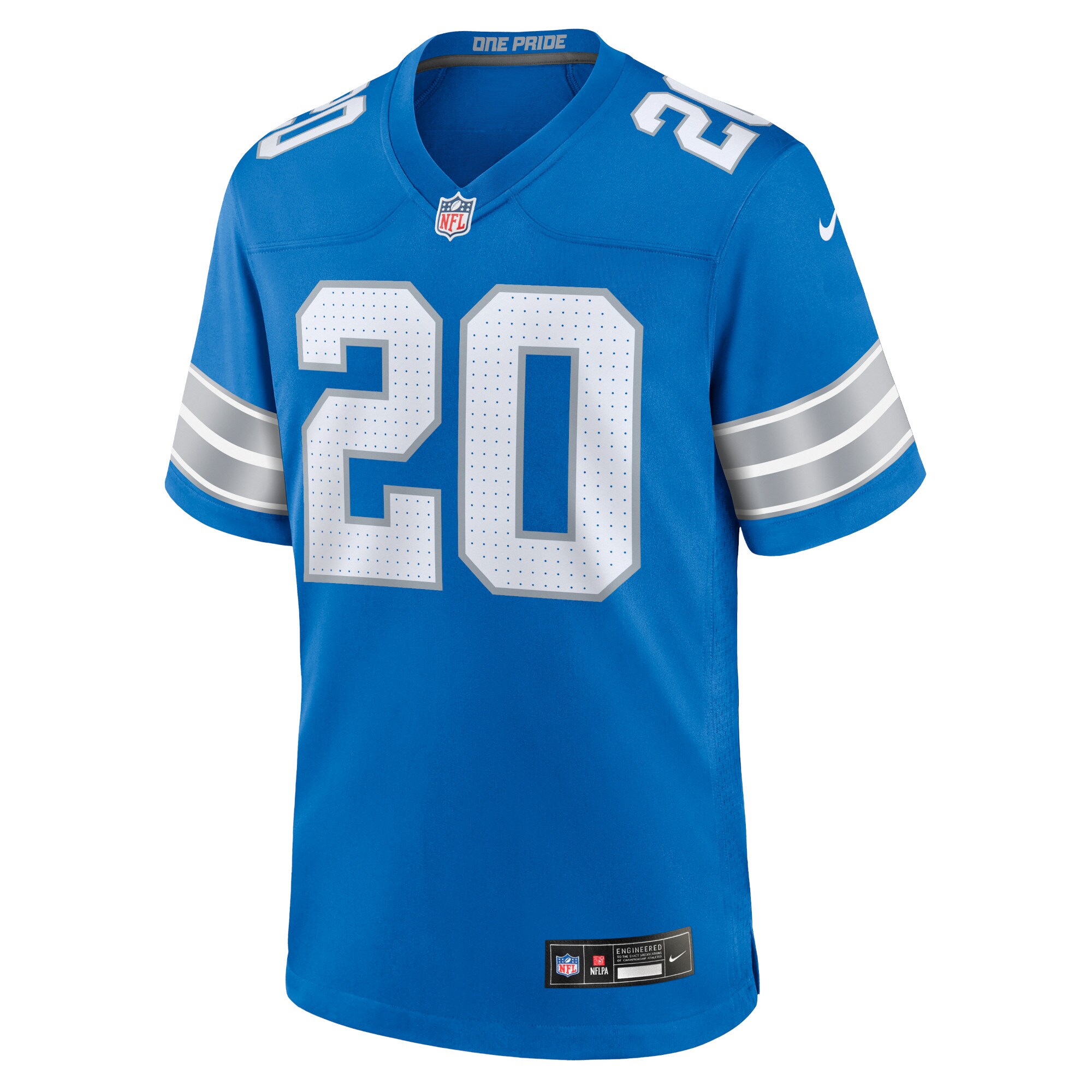 Barry Sanders Detroit Lions 2nd Alternate Retired Player Game Jersey - Black