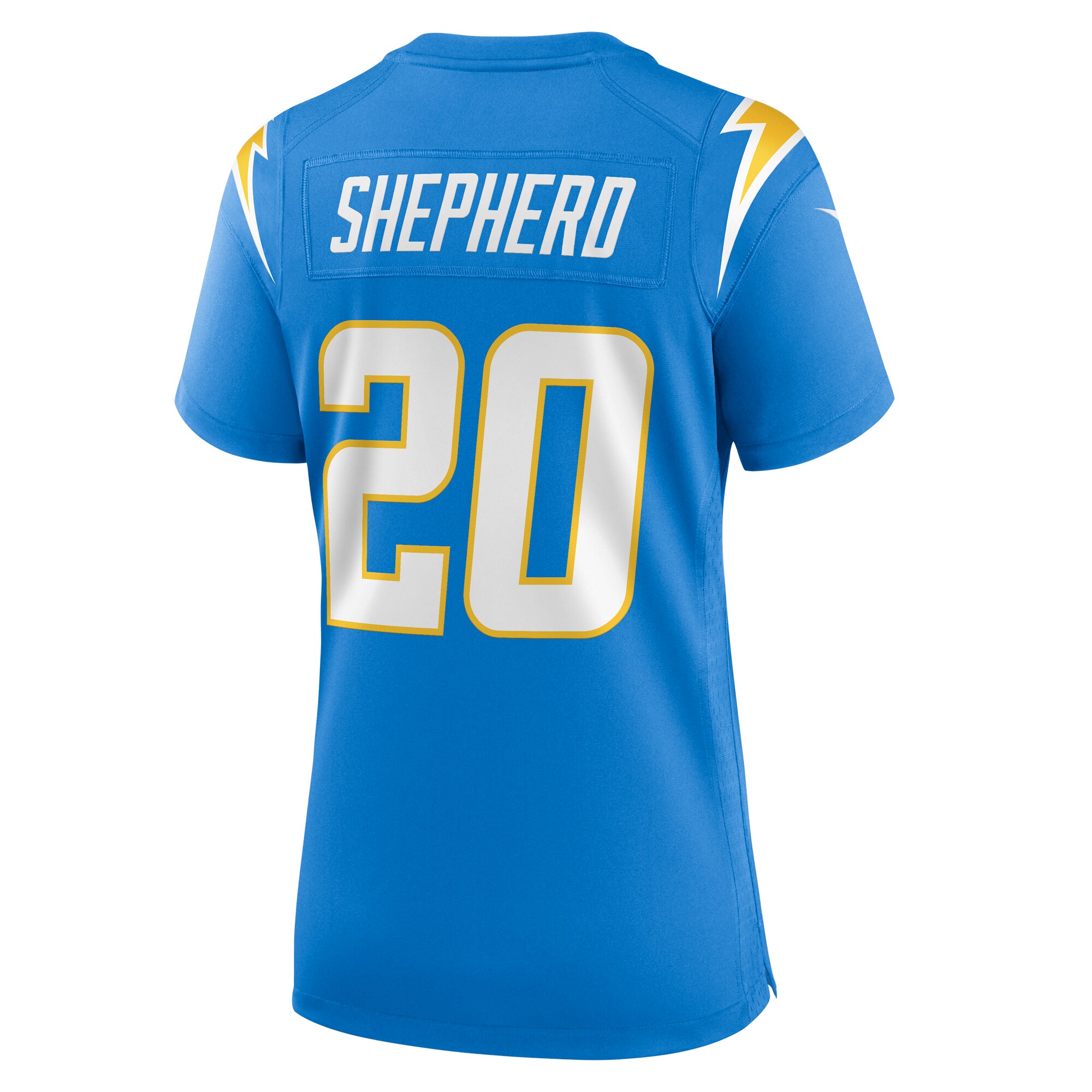 Darrius Shepherd Los Angeles Chargers  Women's Game Jersey - Powder Blue