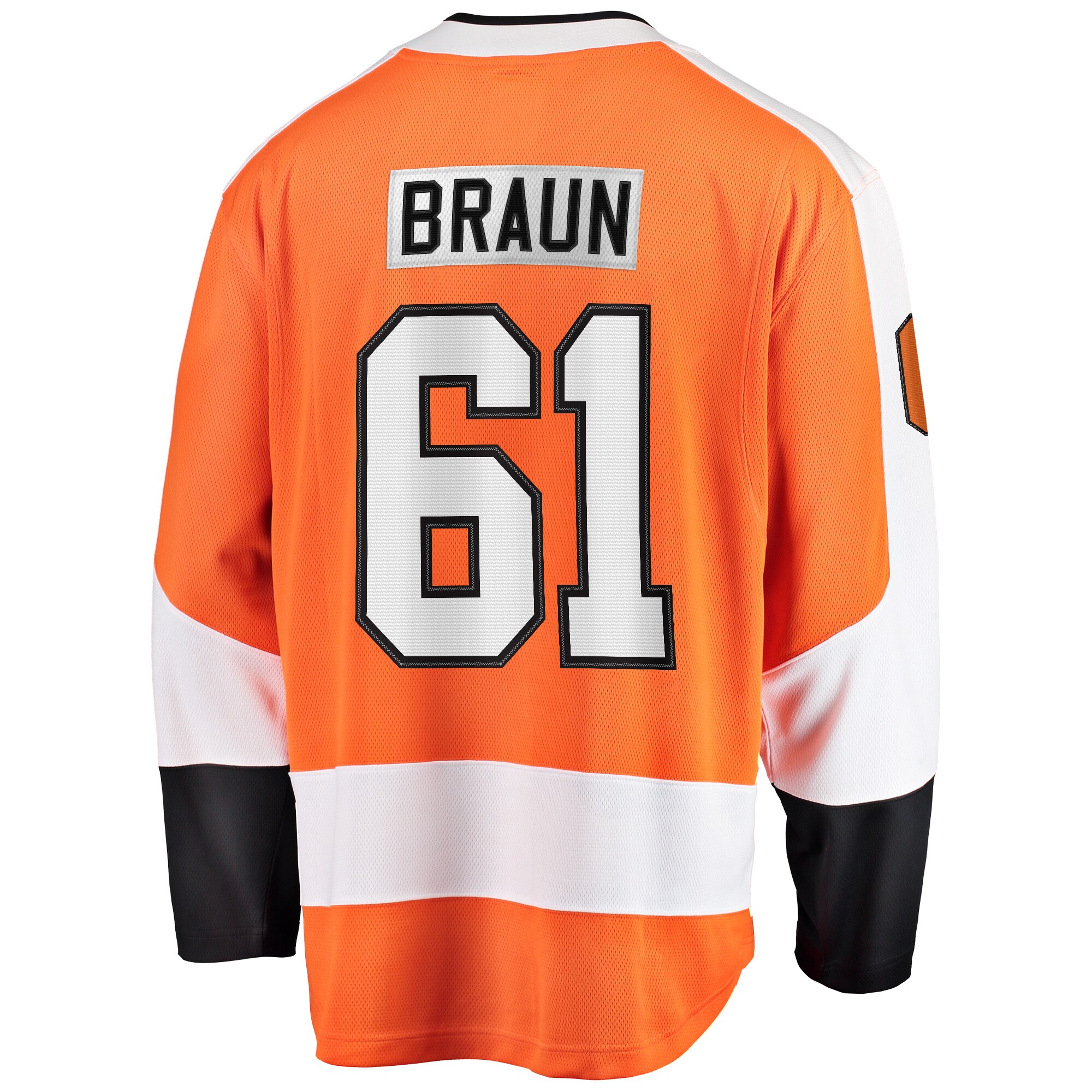 Justin Braun Philadelphia Flyers Breakaway Player Jersey - Orange