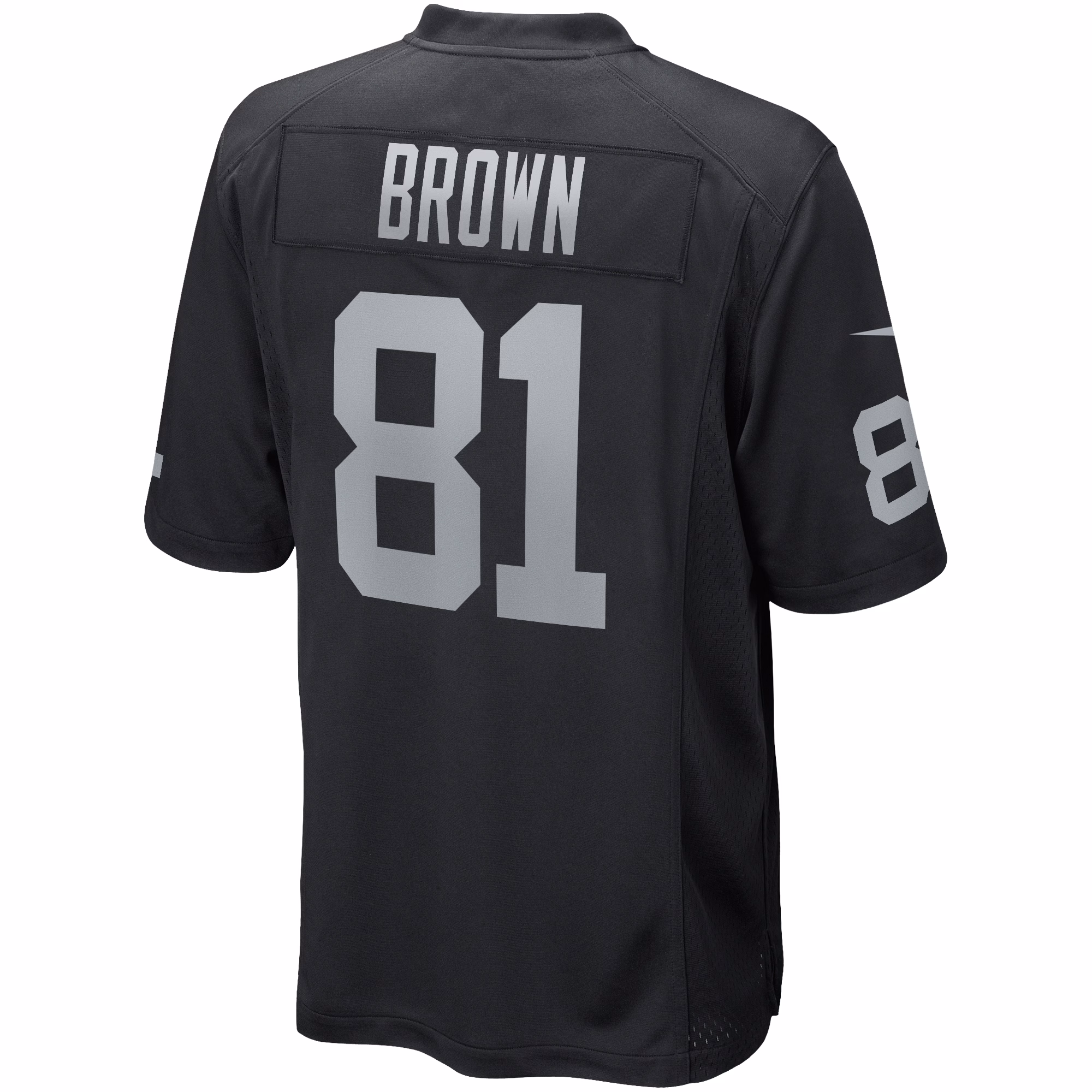Tim Brown Las Vegas Raiders Game Retired Player Jersey - Black