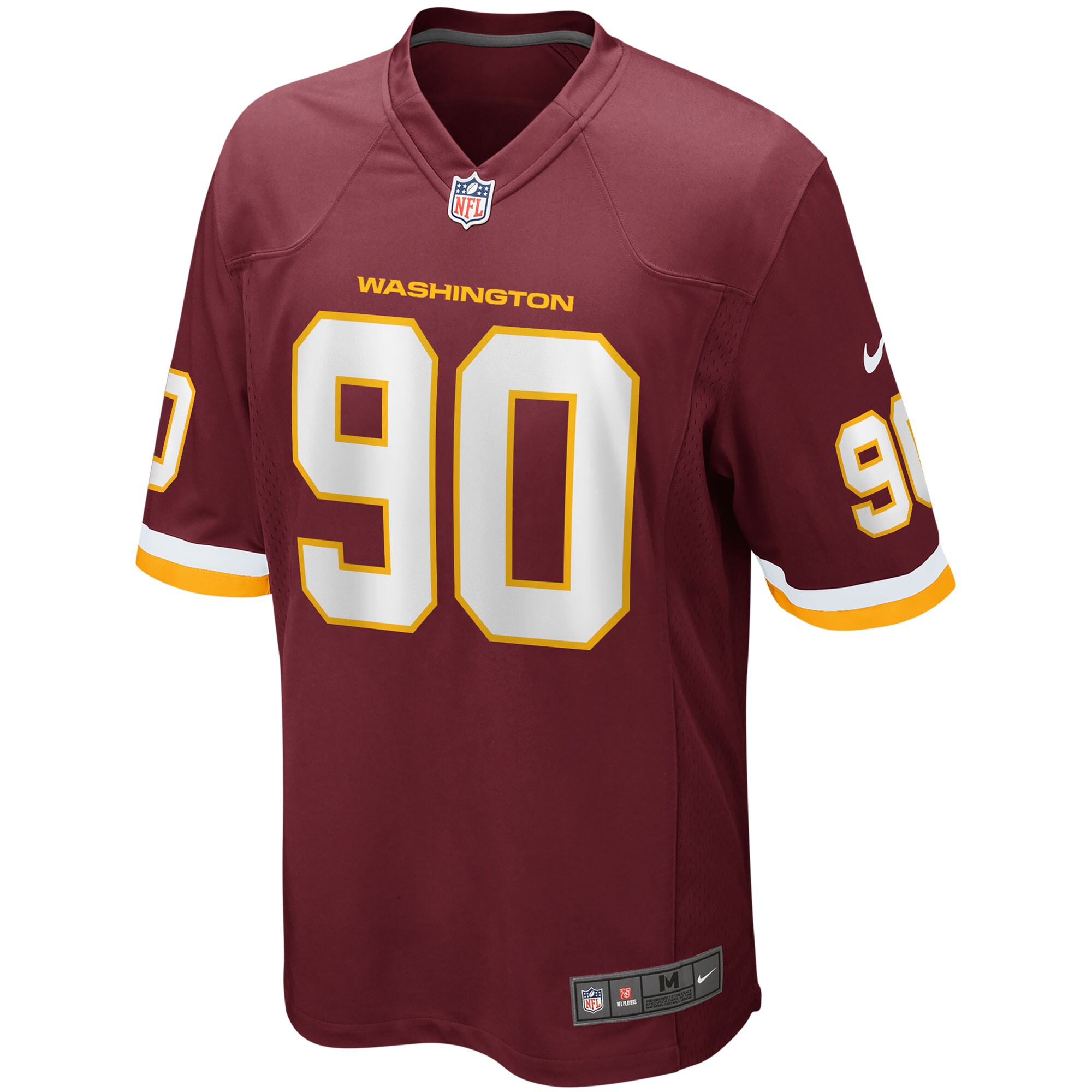 Montez Sweat Washington Football Team Game Jersey - Burgundy