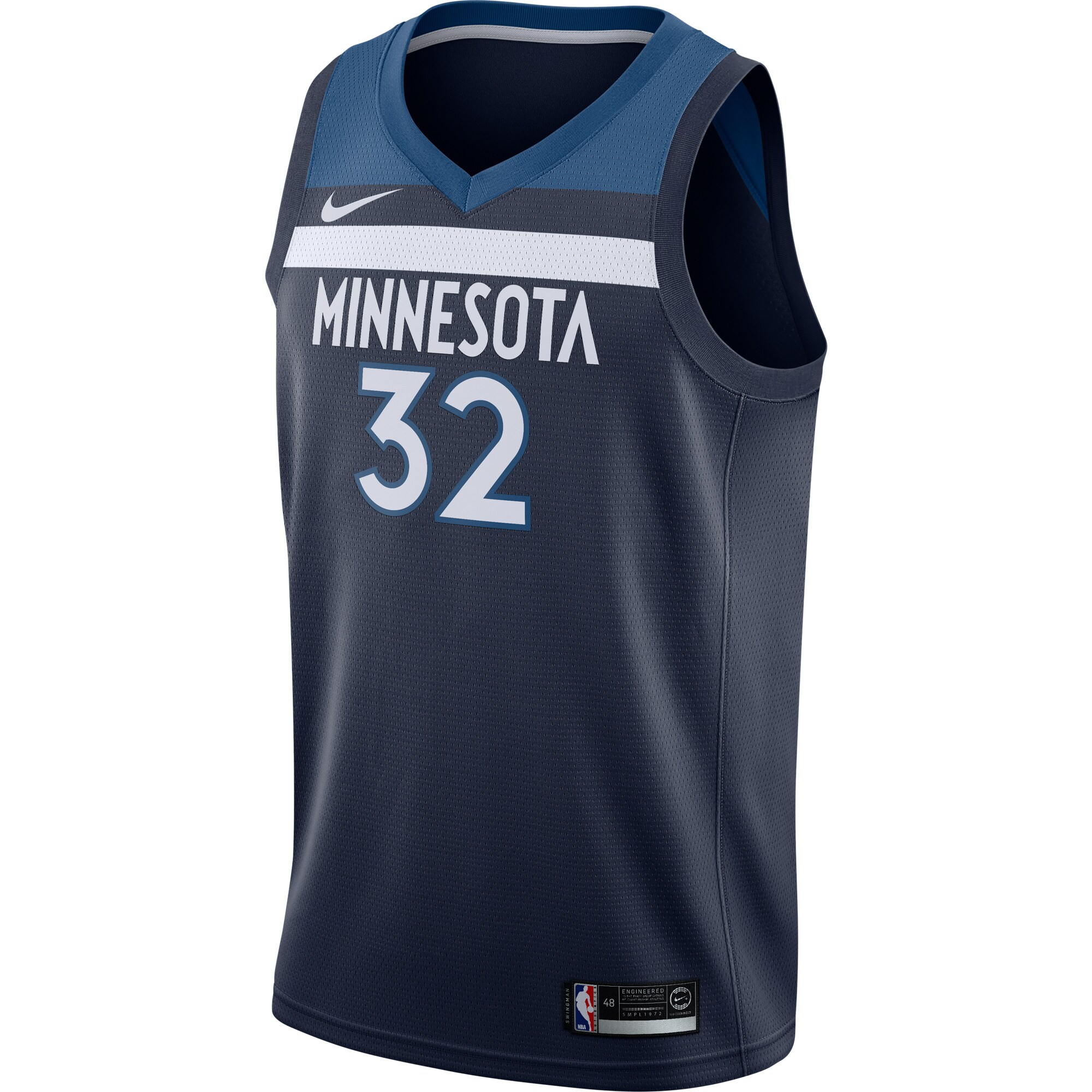 Karl-Anthony Towns Minnesota Timberwolves Swingman Jersey Navy - Icon Edition
