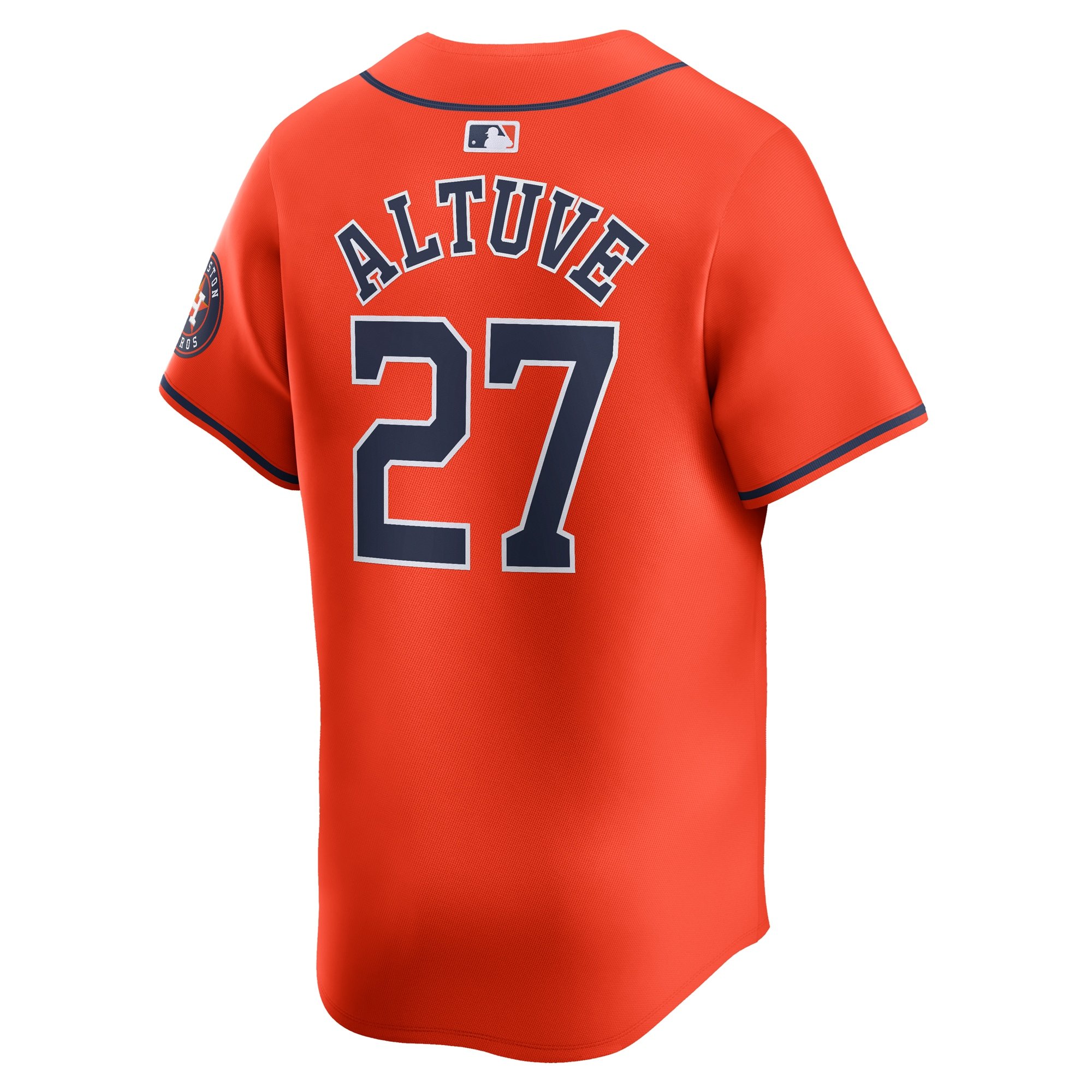 Men's Houston Astros Jose Altuve  Orange Alternate Limited Player Jersey