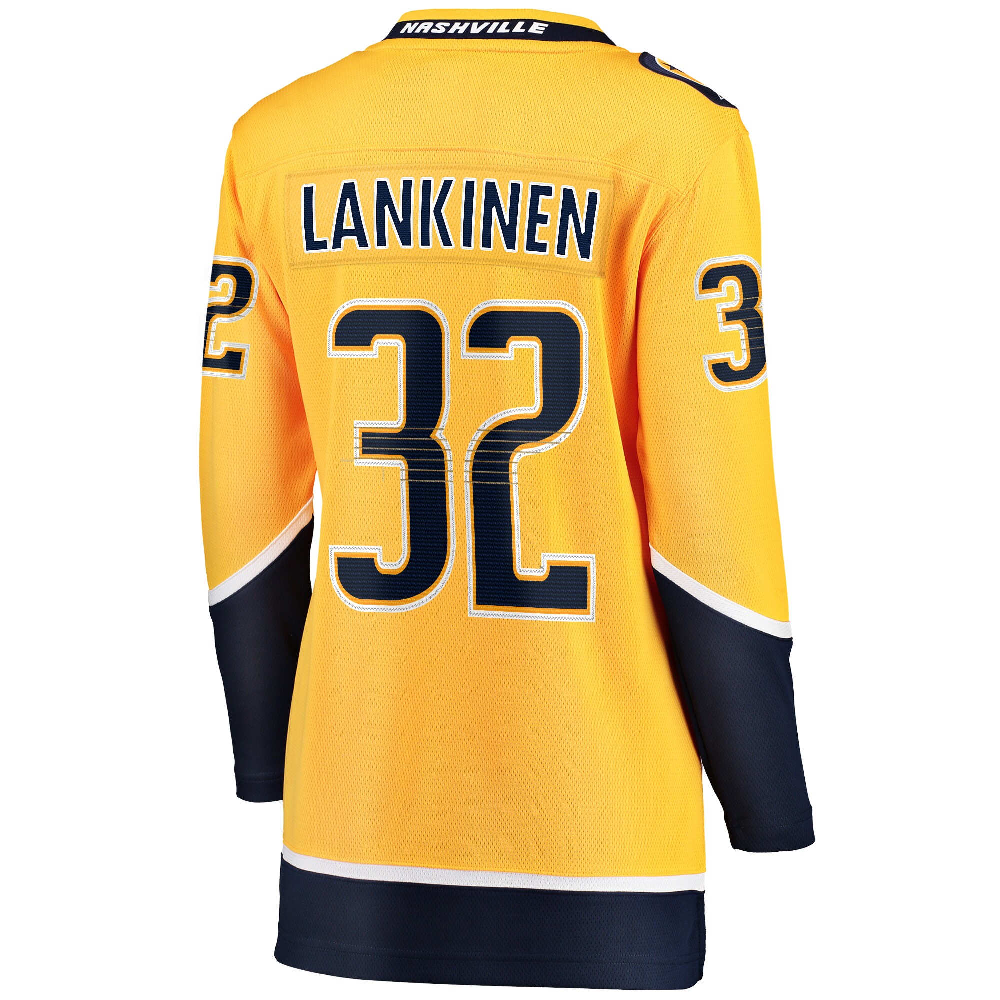 Kevin Lankinen Nashville Predators Women's Home Breakaway Player Jersey - Gold