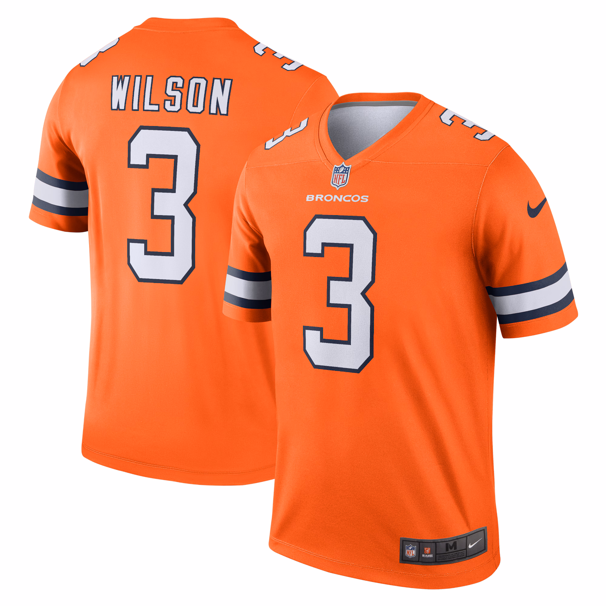 Russell Wilson Denver Broncos Alternate Legend Jersey - Orange
