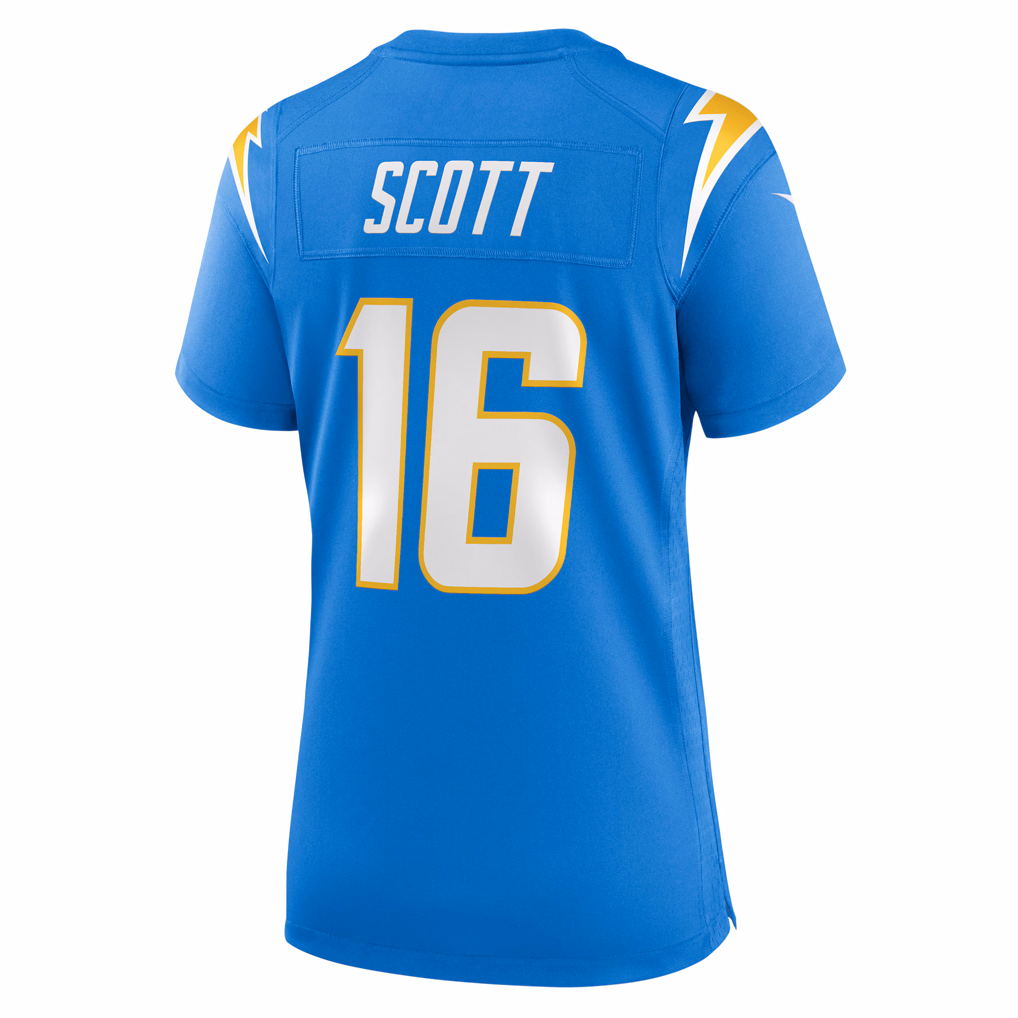 JK Scott Los Angeles Chargers Women's Game Jersey - Powder Blue