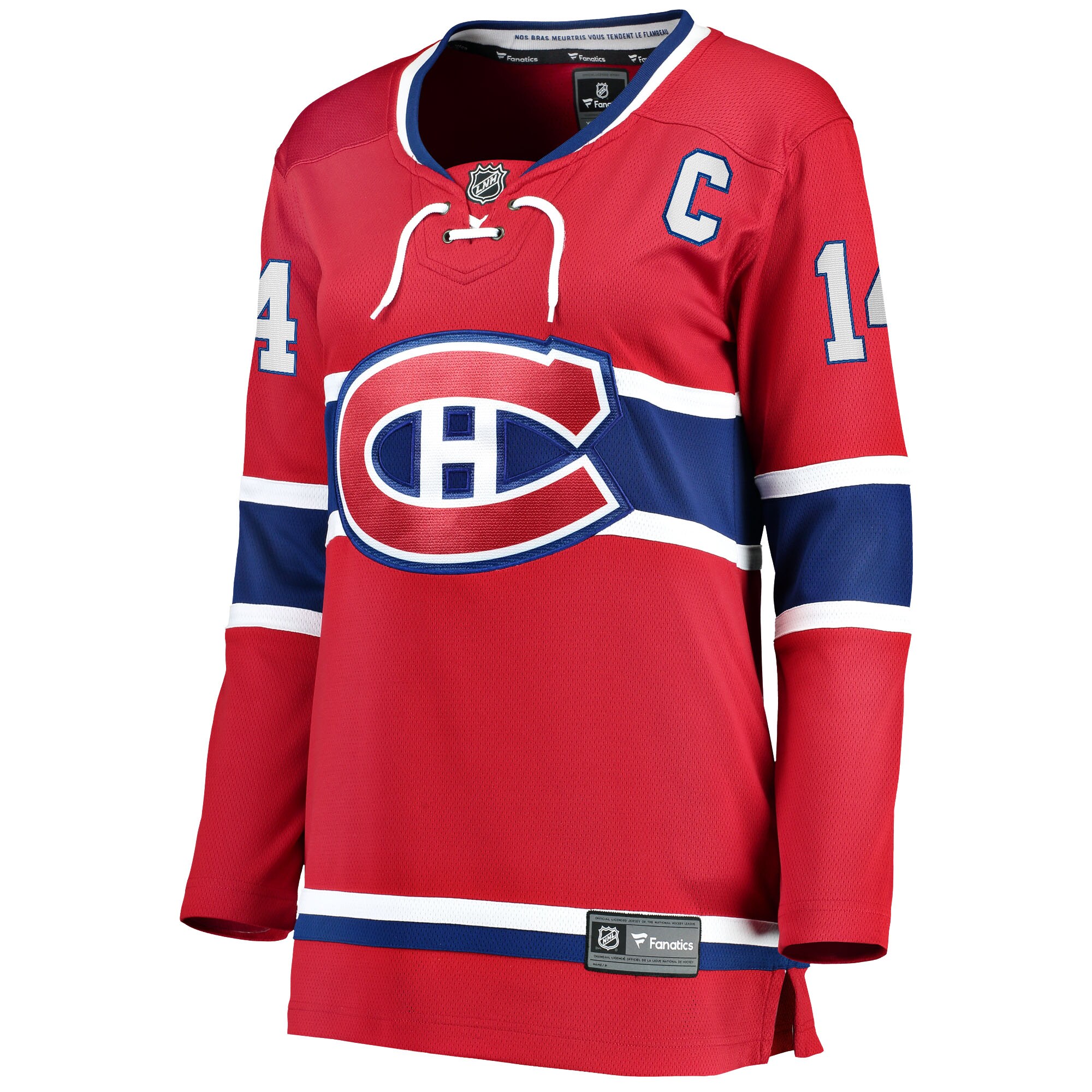 Nick Suzuki Montreal Canadiens Women's Home Captain Patch Breakaway Player Jersey - Red