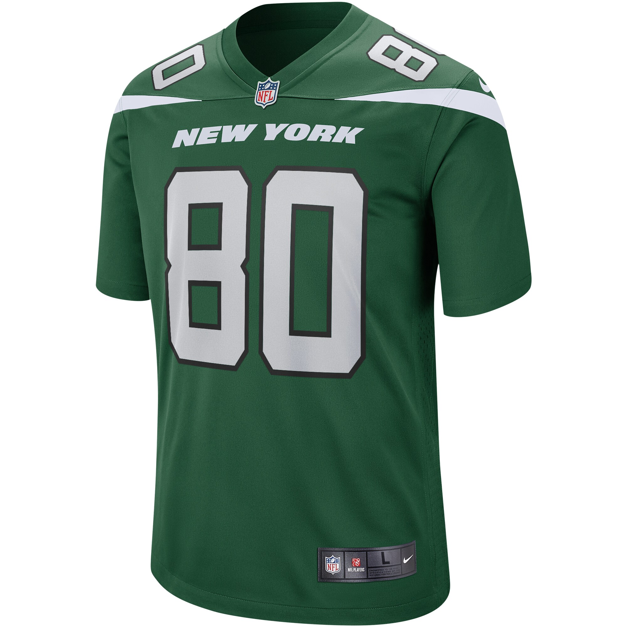 Wayne Chrebet New York Jets Game Retired Player Jersey - Gotham Green
