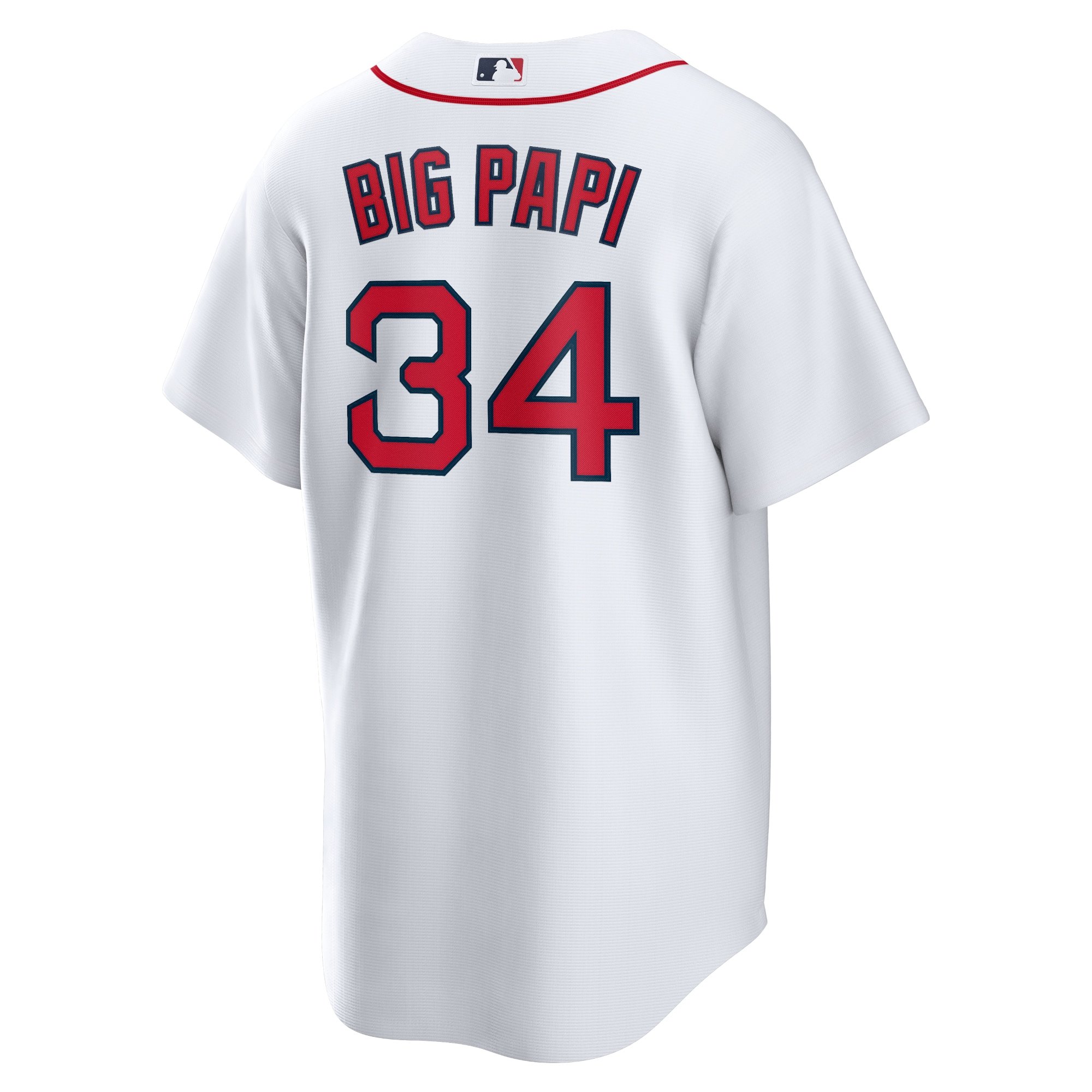 Men's Boston Red Sox David Ortiz  White Big Papi Replica Jersey