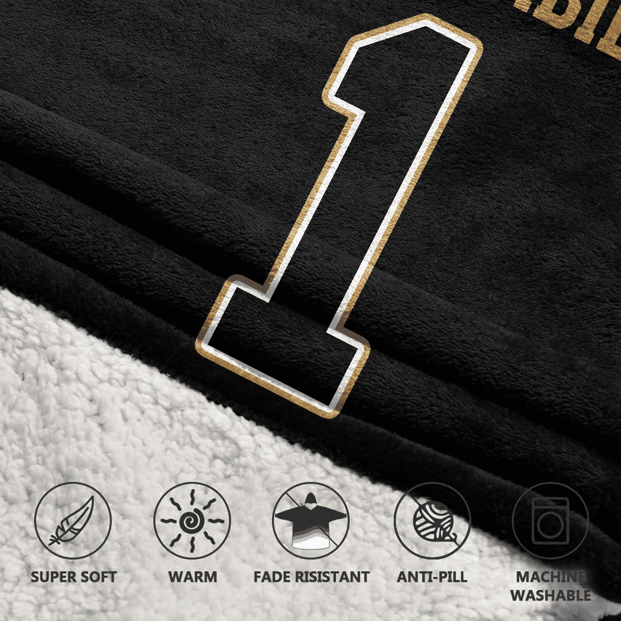 Kid 1 Vanderbilt Football Unisex Blanket Hoodie