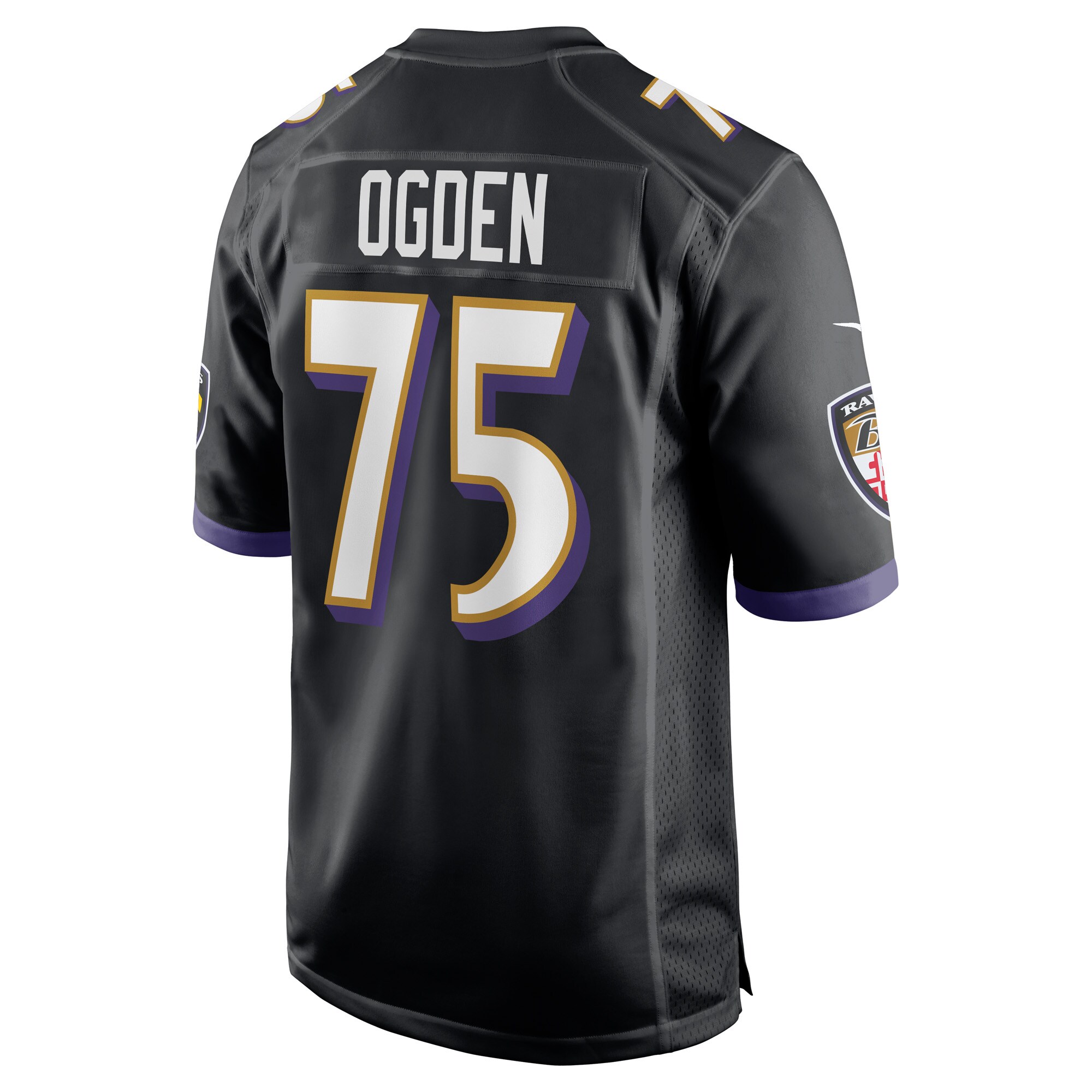 Jonathan Ogden Baltimore Ravens Retired Player Jersey - Black