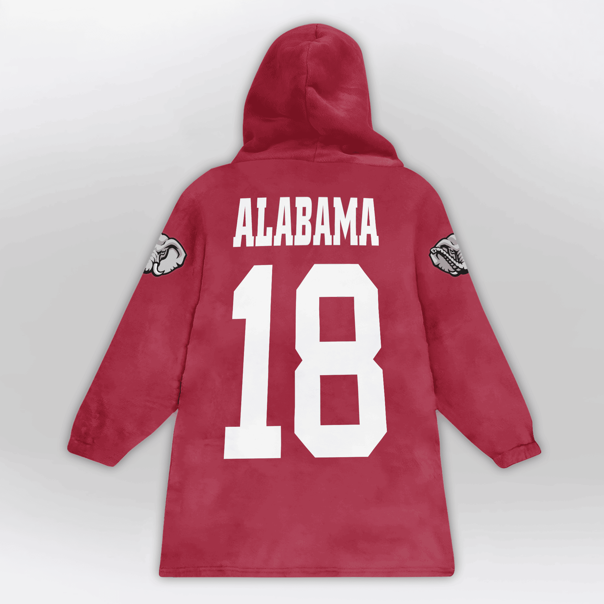 Kid 18 Alabama Football Unisex Blanket Hoodie
