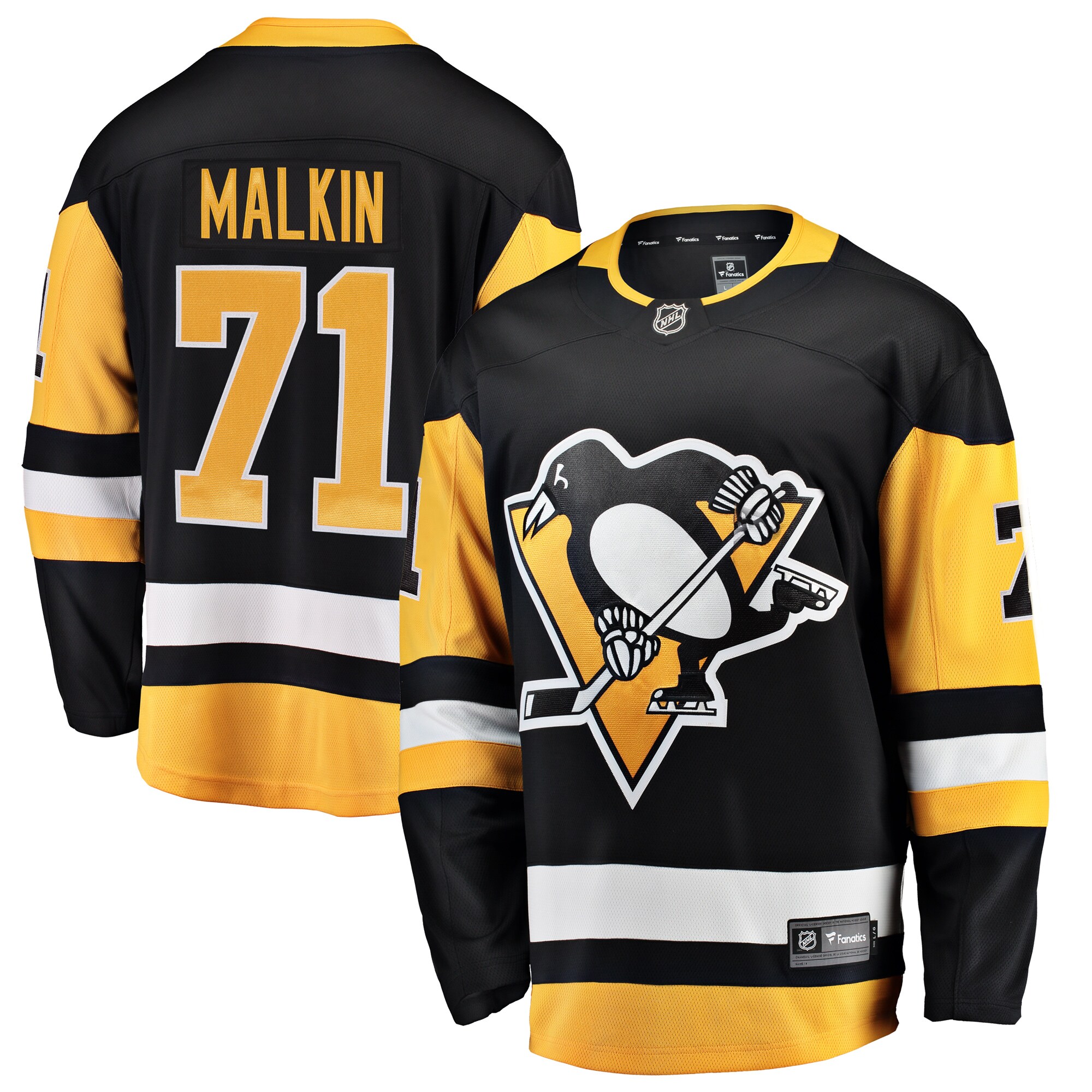Evgeni Malkin Pittsburgh Penguins Breakaway Player Jersey - Black