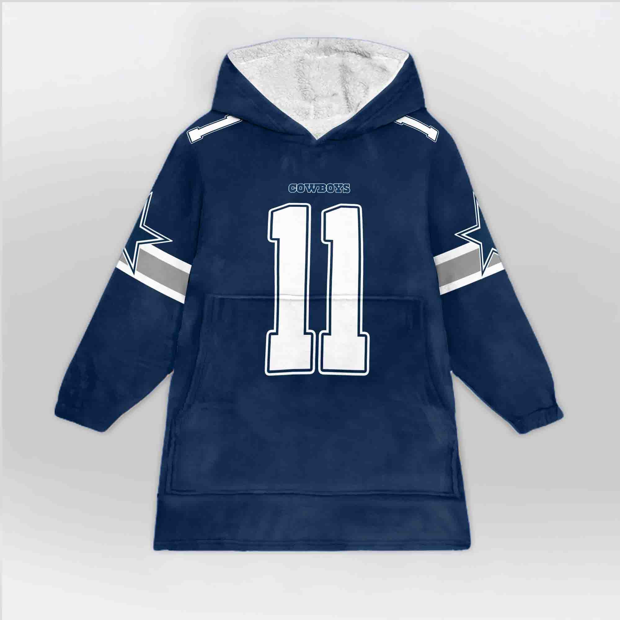 Adult M.P 11 Dallas Football Unisex Blanket Hoodie