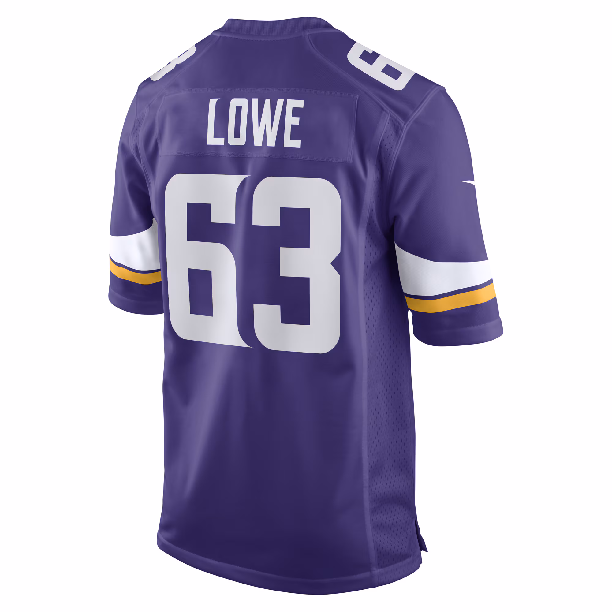 Vederian Lowe Minnesota Vikings Game Player Jersey - Purple
