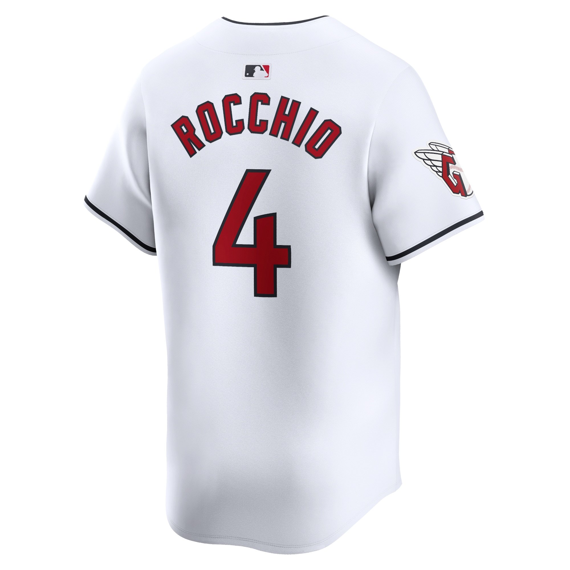 Men's Cleveland Guardians Brayan Rocchio  White Home Limited Player Jersey