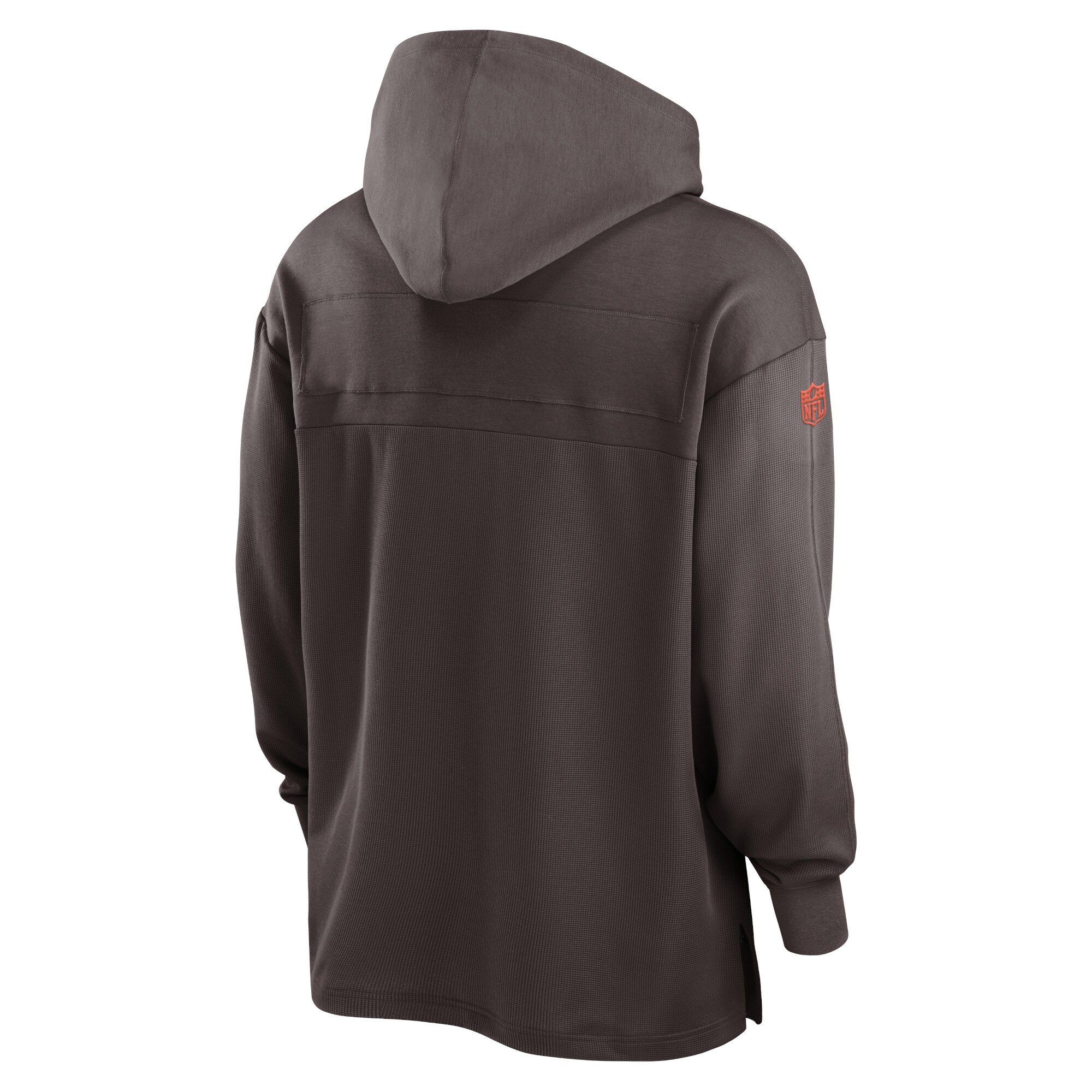 Cleveland Browns  2023 Sideline Lightweight Performance Hooded Top - Brown
