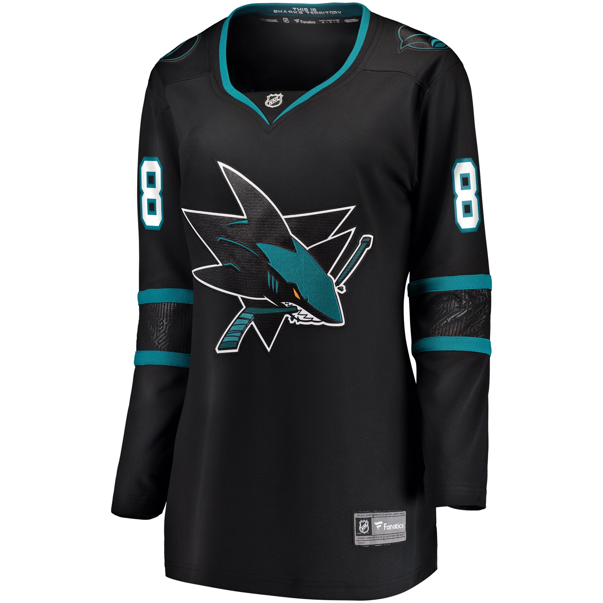 Brent Burns San Jose Sharks Women's Alternate Breakaway Player Jersey - Black