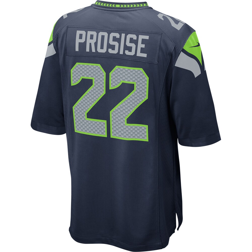 C.J. Prosise Seattle Seahawks  Youth Game Jersey - College Navy