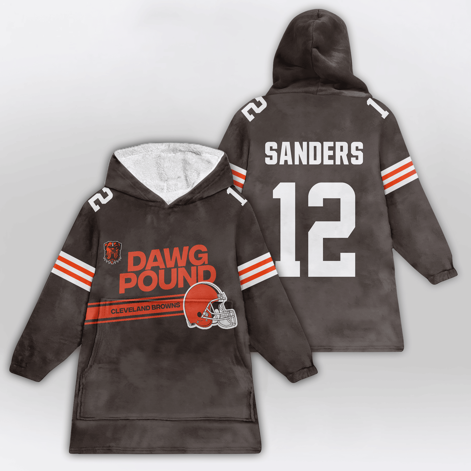 Dawg Pound Cleveland Football Unisex Blanket Hoodie