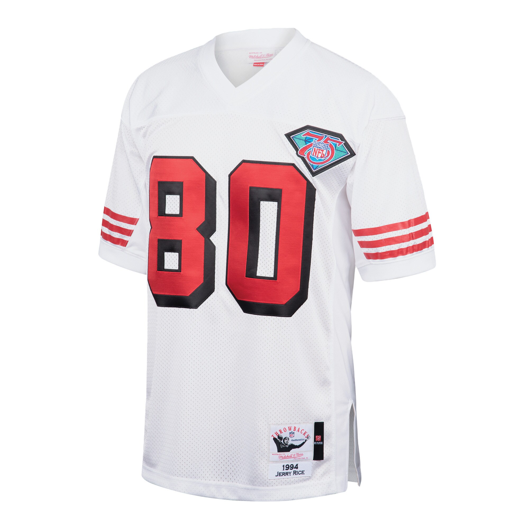 Jerry Rice San Francisco 49ers  1994 Authentic Throwback Retired Player Jersey - White