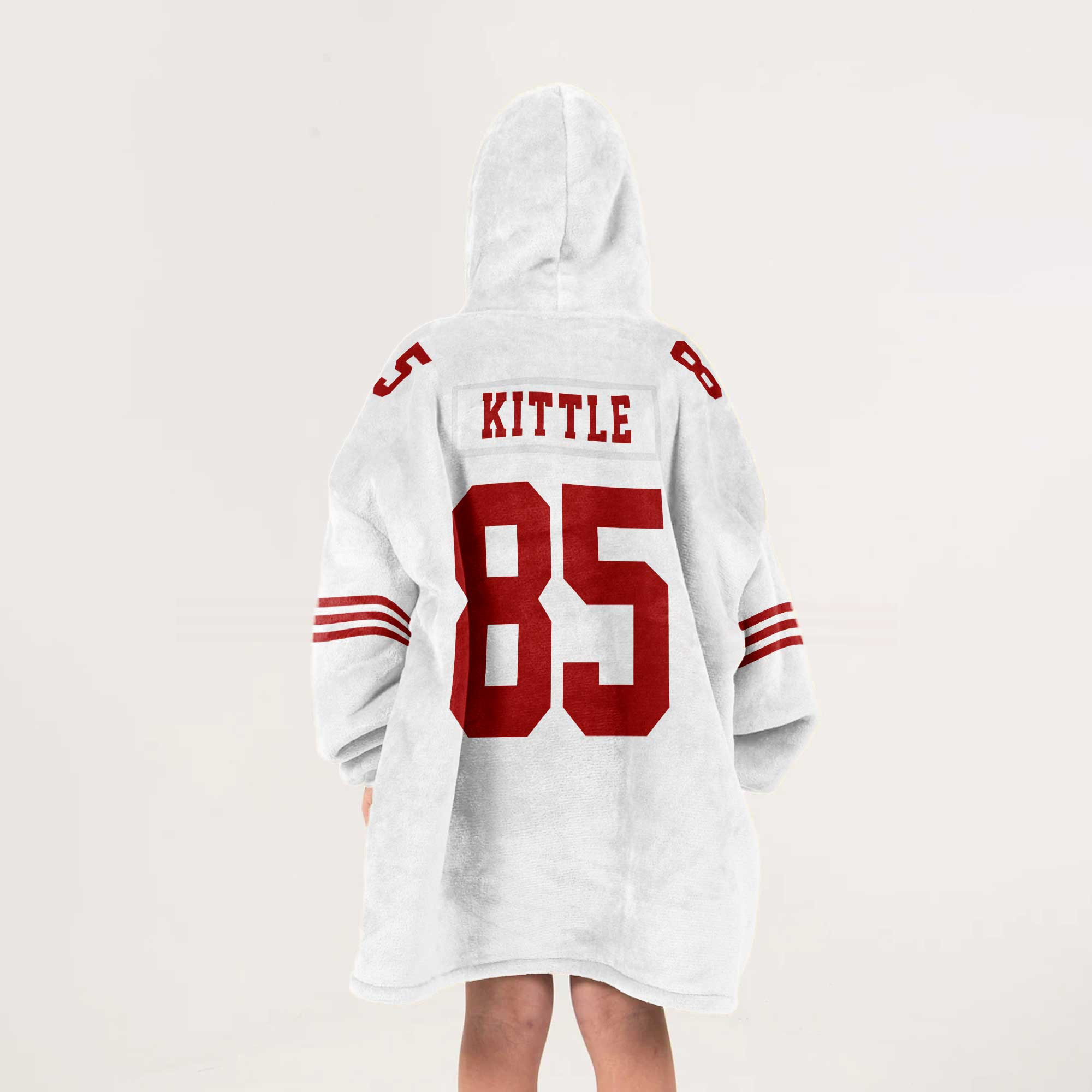 Kid G.K. 85 San Francisco 49ers Football Unisex Blanket Hoodie