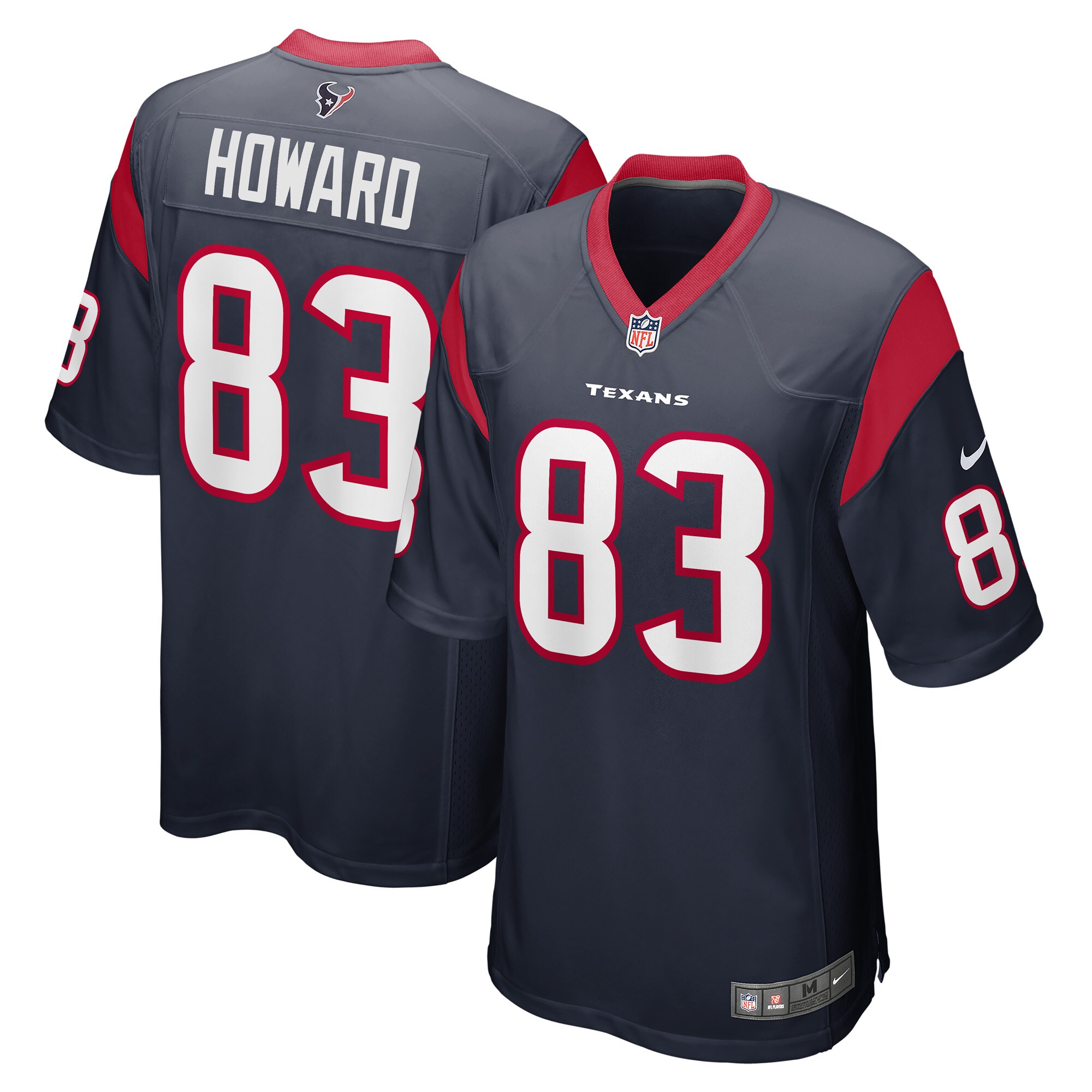 O.J. Howard Houston Texans  Game Player Jersey - Navy