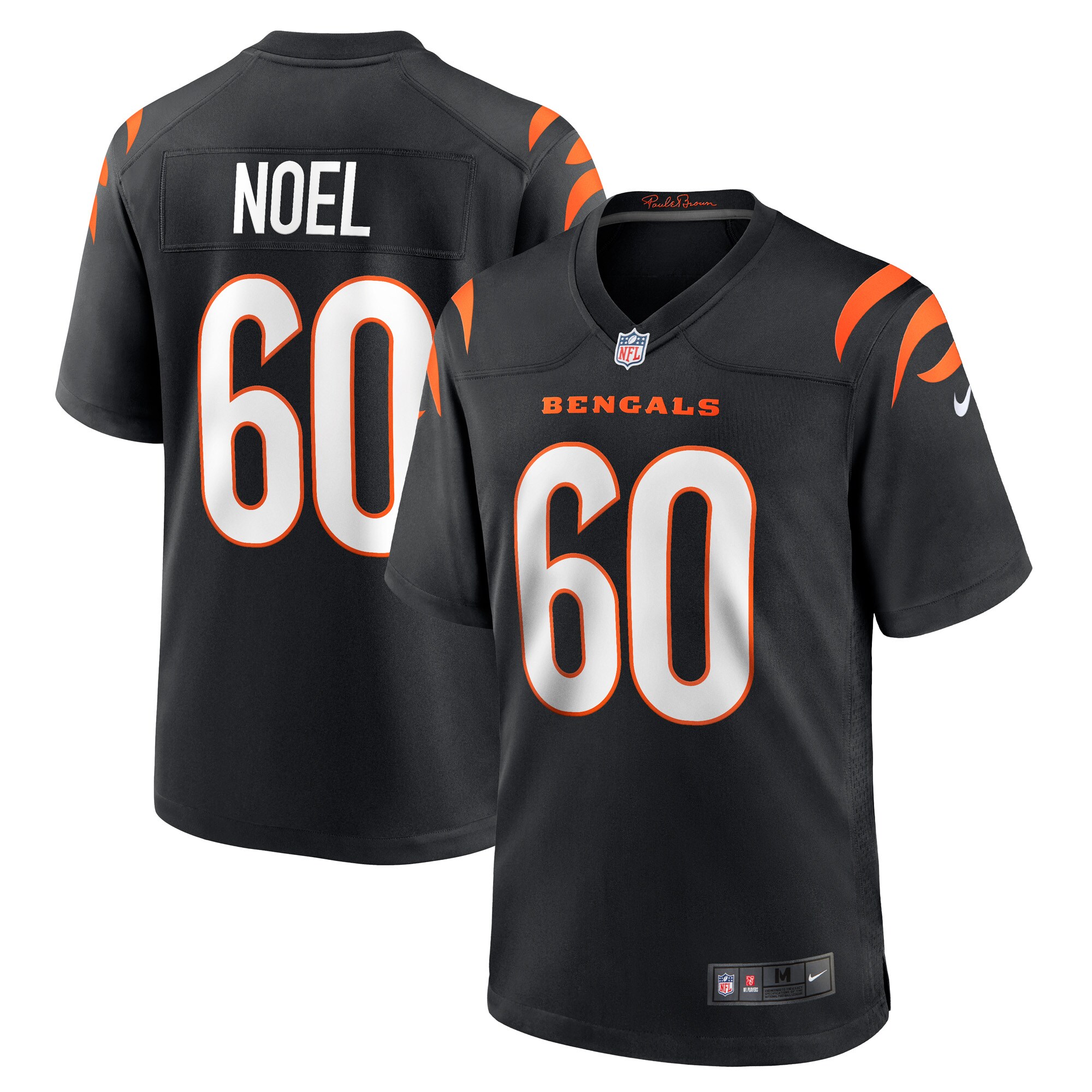 Desmond Noel Cincinnati Bengals  Game Player Jersey - Black