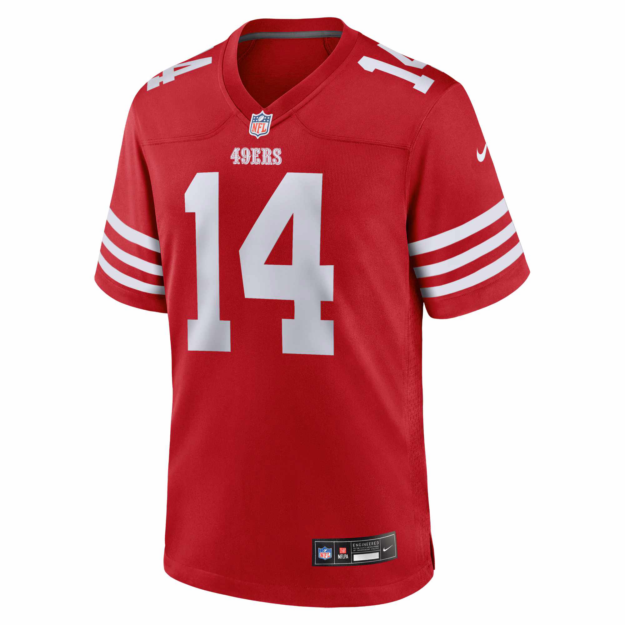 Ricky Pearsall San Francisco 49ers 2024 NFL Draft First Round Pick Player Game Jersey - Scarlet