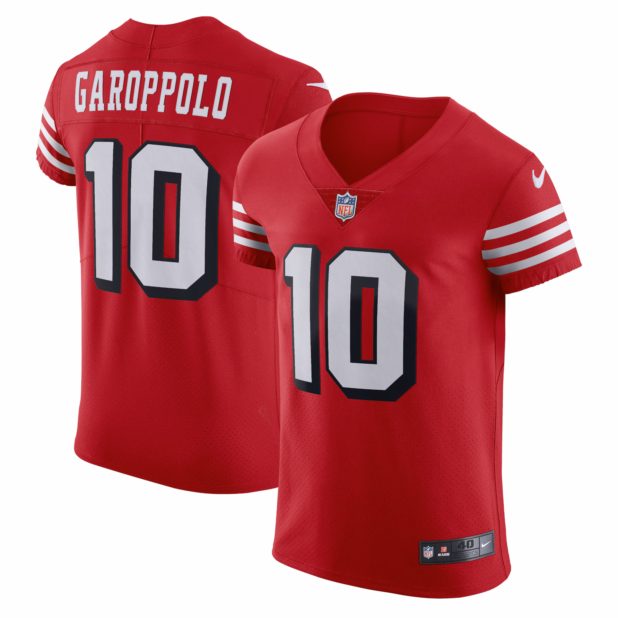 Jimmy Garoppolo San Francisco 49ers Alternate Vapor Elite Jersey - Scarlet