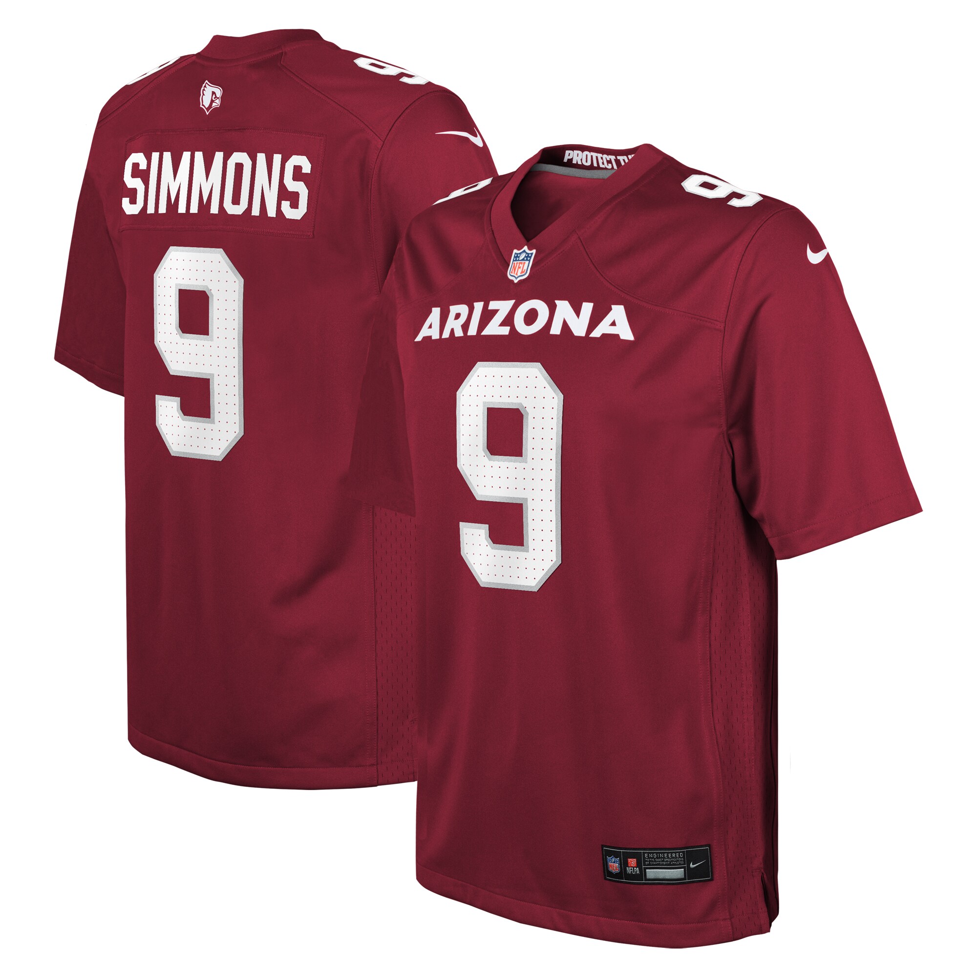 Isaiah Simmons Arizona Cardinals  Youth Game Player Jersey - Cardinal