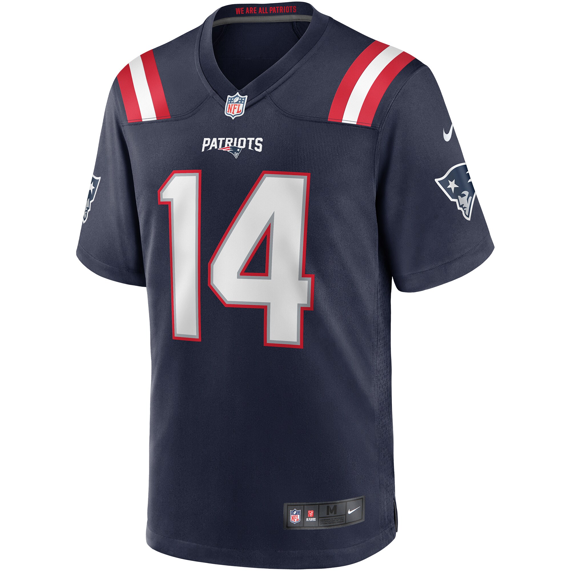 Steve Grogan New England Patriots Game Retired Player Jersey - Navy