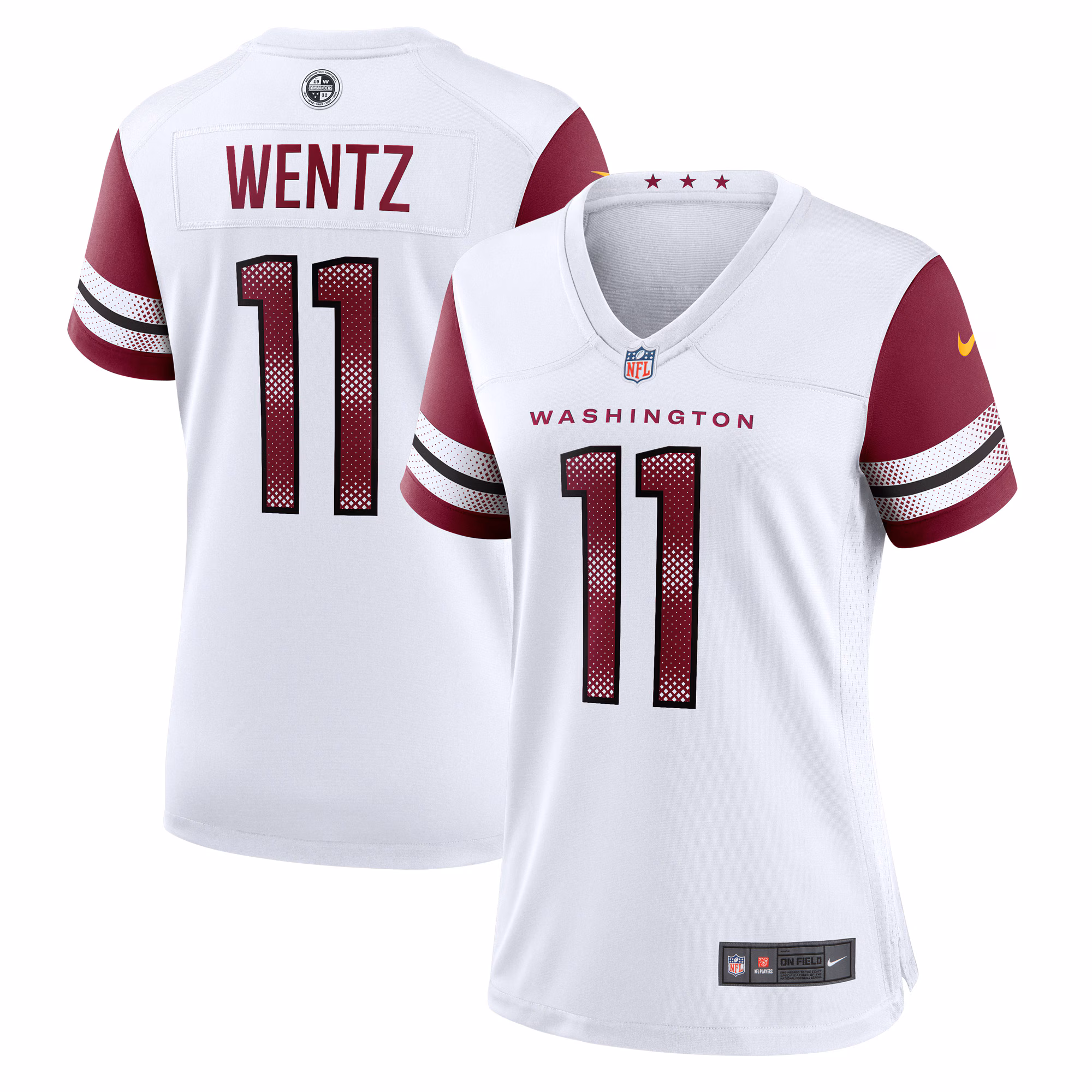 Carson Wentz Washington Commanders Women's Game Jersey - White