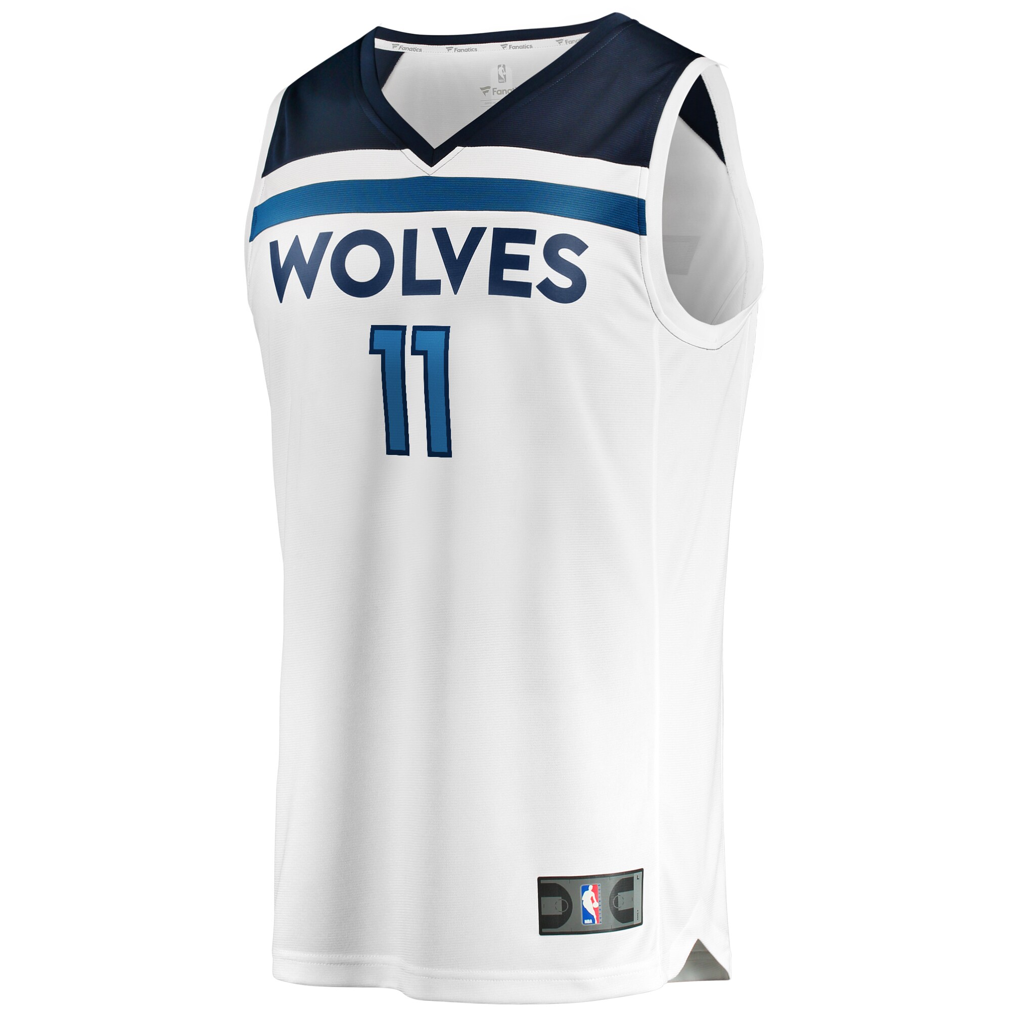 Naz Reid Minnesota Timberwolves  Fast Break Replica Player Jersey White - Association Edition