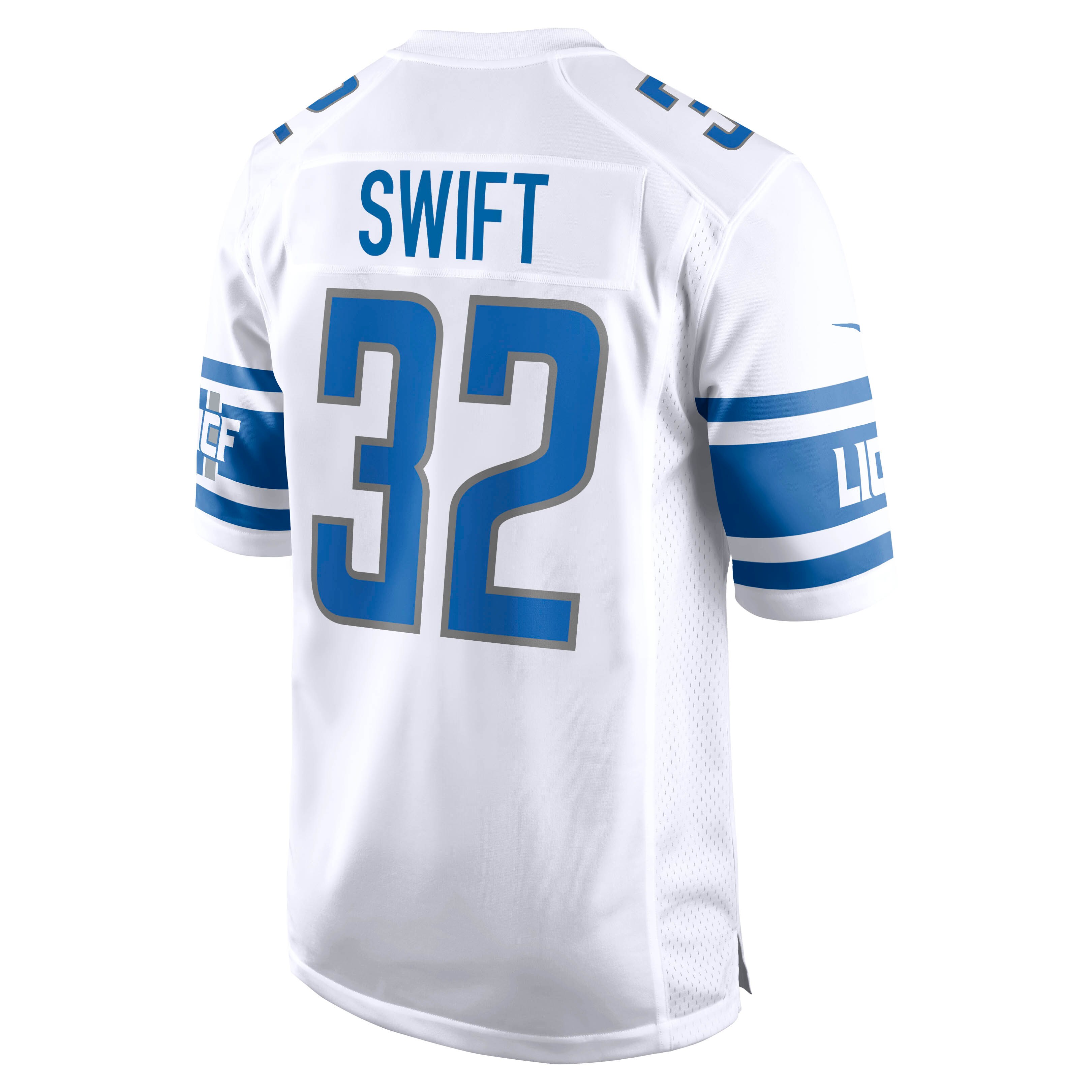 D'Andre Swift Detroit Lions  Game Jersey - White