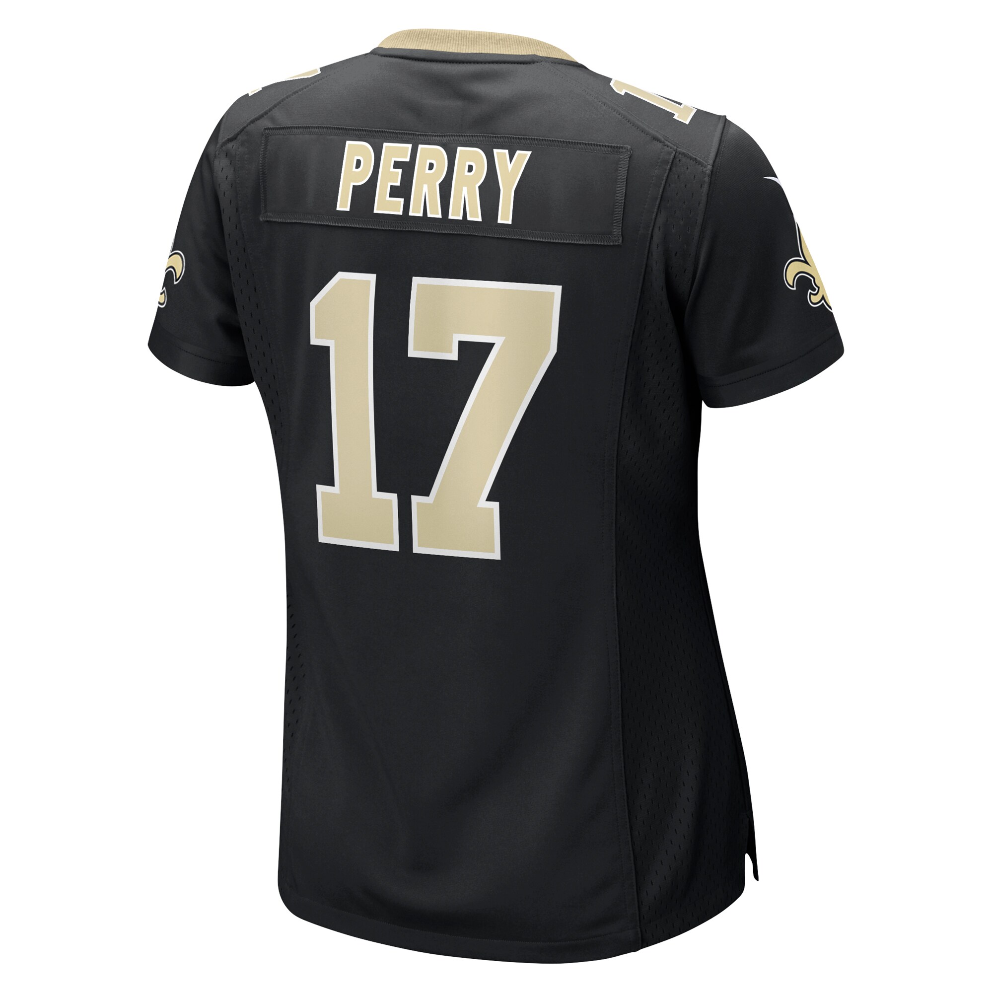 A.T. Perry New Orleans Saints Women's Team Game Jersey -  Black
