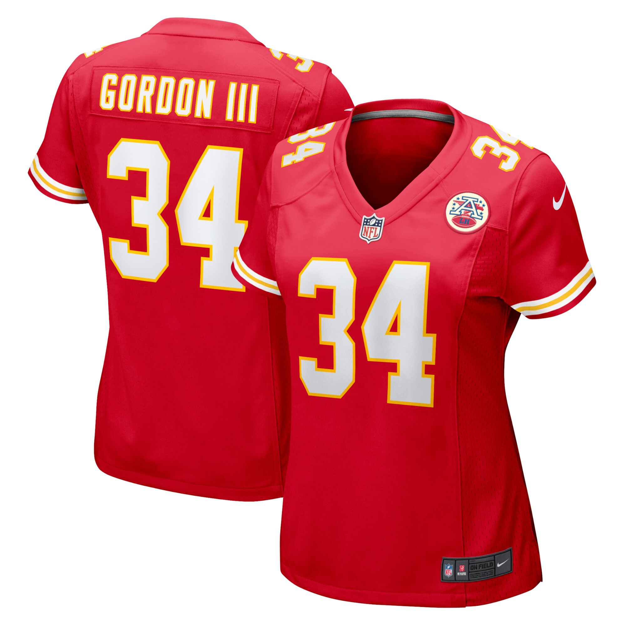 Melvin Gordon III Kansas City Chiefs  Women's Home Game Player Jersey - Red