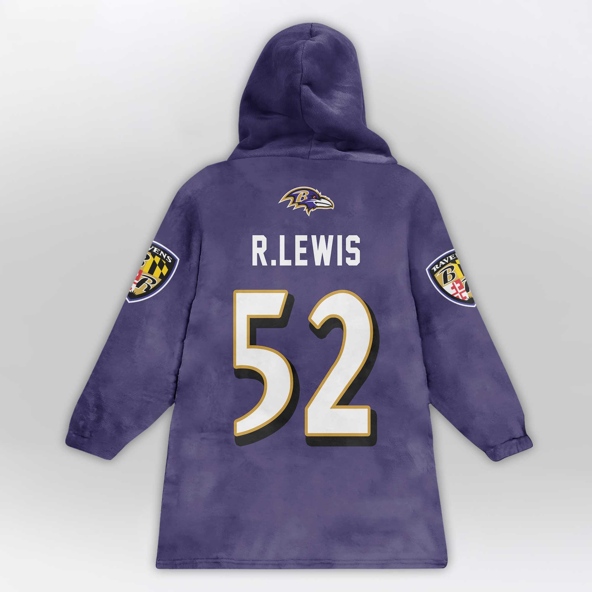 Kid 52 Baltimore Football Unisex Blanket Hoodie
